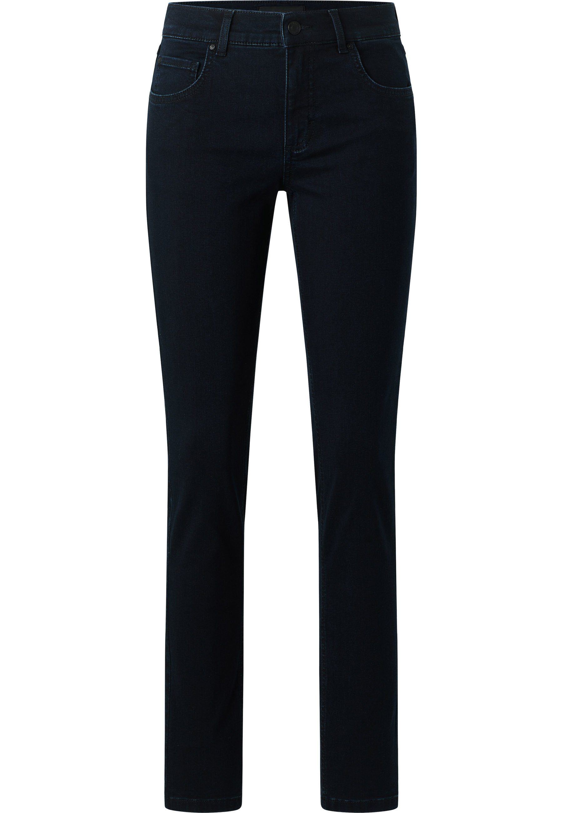 Skinny dunkelblau Jeans Denim mit authentischem Slim-fit-Jeans mit Label-Applikationen ANGELS