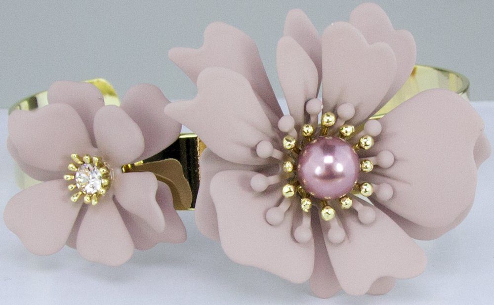 LUISIA® Armreif Armspange "Nelia" mit Blumen günstig online kaufen