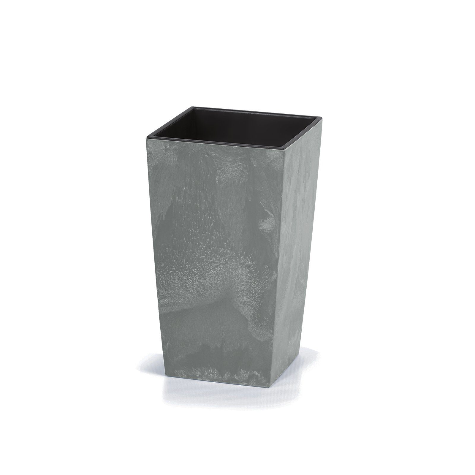Deuba Pflanzkübel, 26L 50x26,5x26,5cm Betonoptik Inkl. Einlegeboden Indoor Outdoor