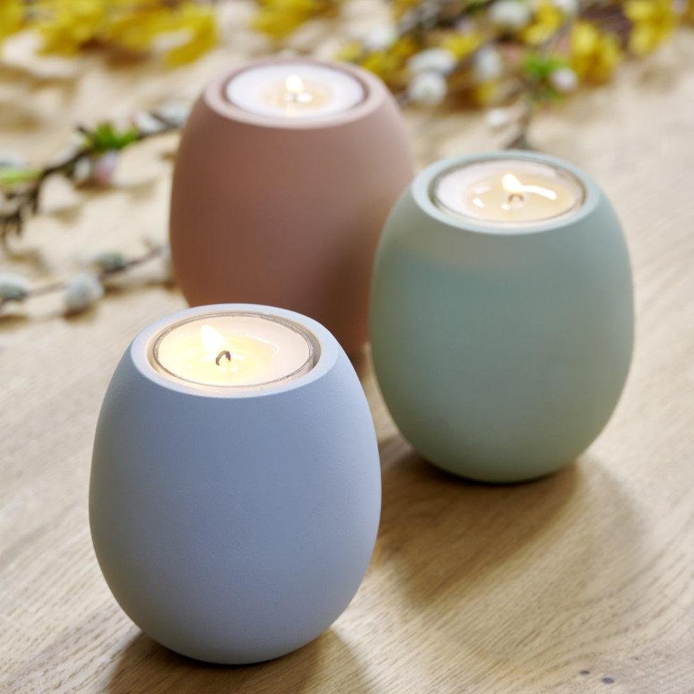 Lambert Kerzenhalter Windlicht Niwatori Aluminium Maigrün günstig online kaufen