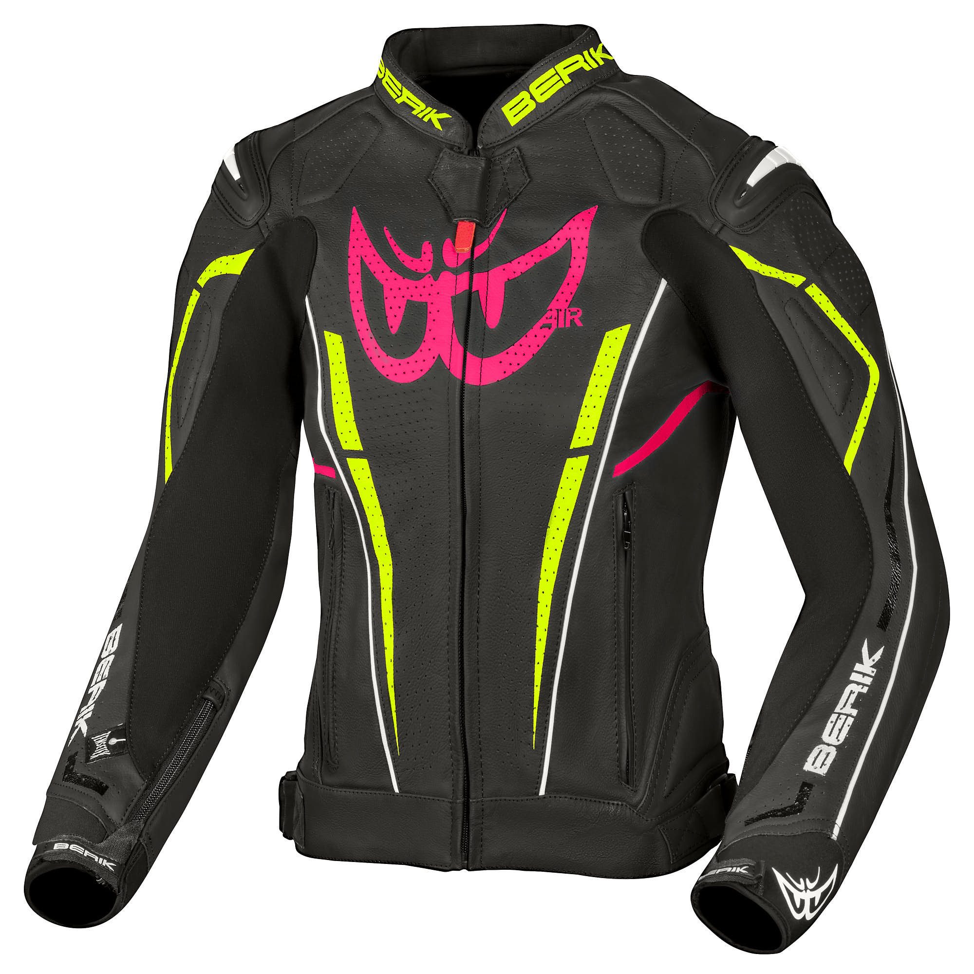 Motorradjacke Fufur Damen Motorrad Lederjacke