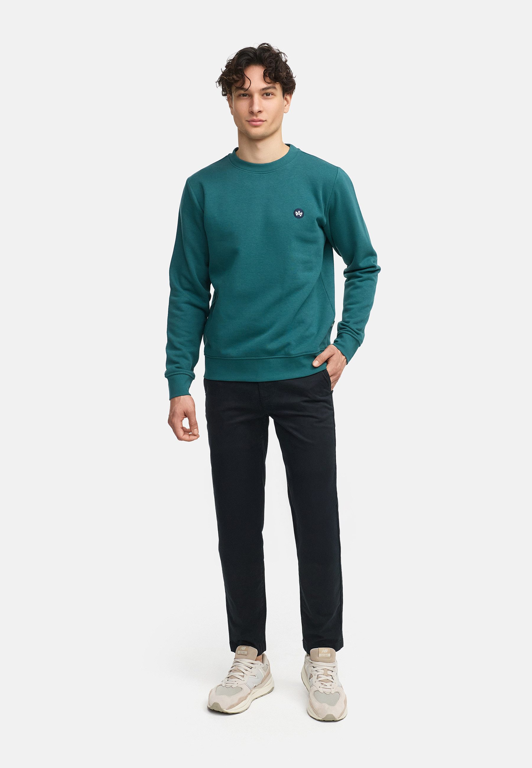 Kronstadt Kapuzenpullover KSLars Sweatshirt mit Rundhalsausschnitt günstig online kaufen