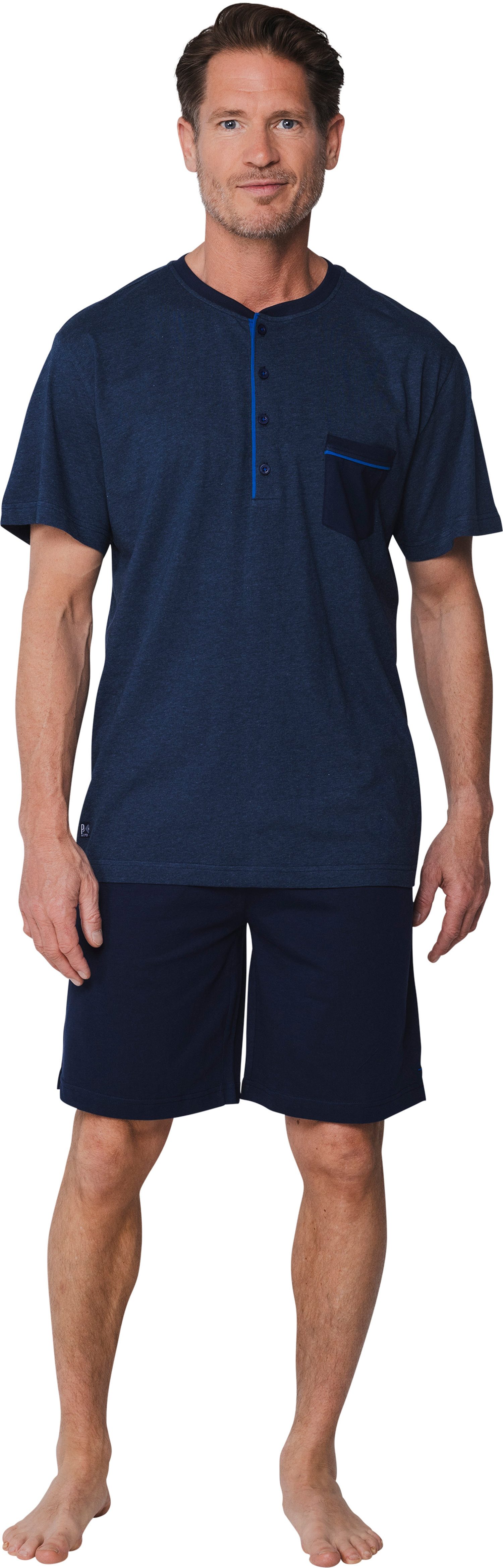 Shorty Klassischer Herren Pyjama kurz