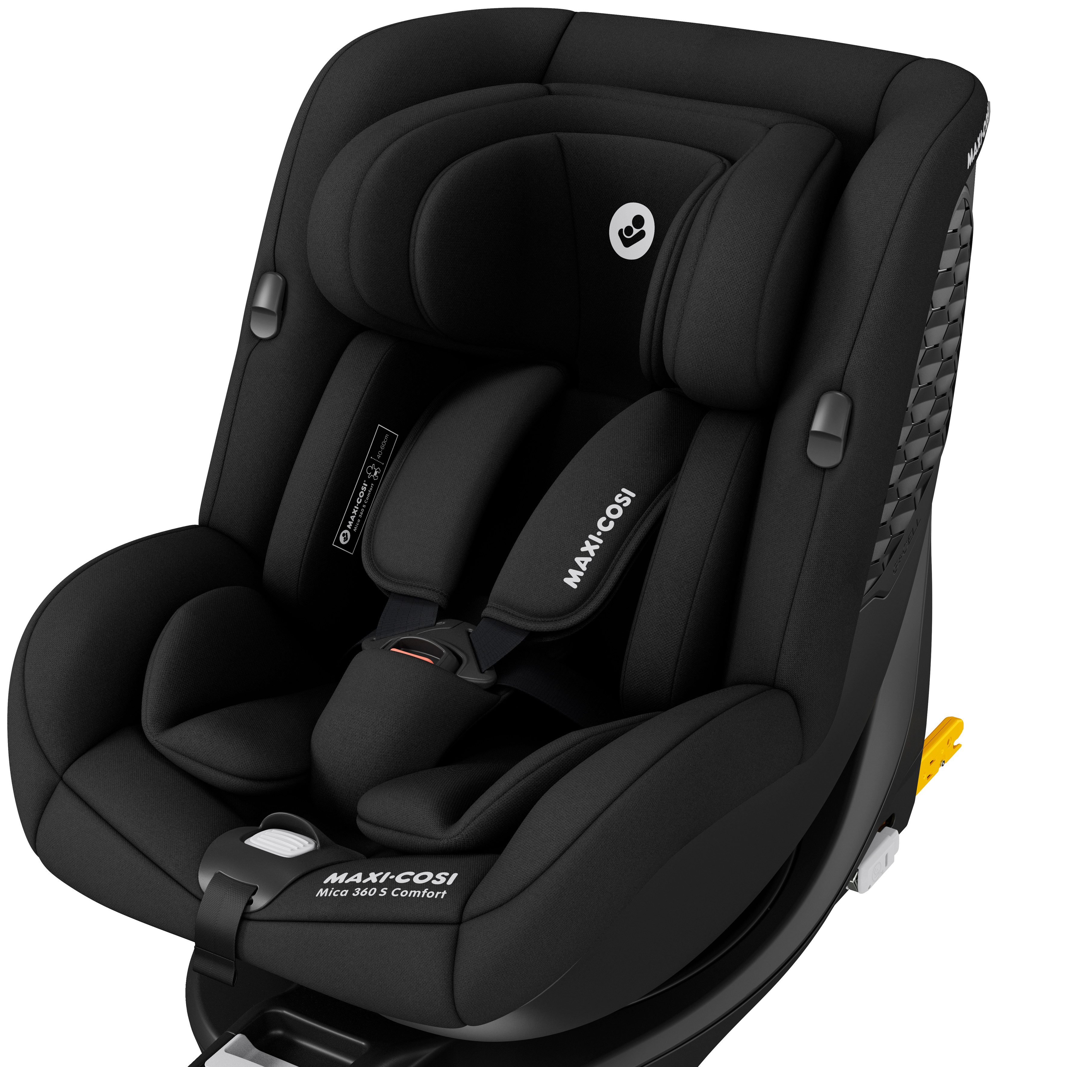 Maxi-Cosi Babyschale Maxi-Cosi Mica 360 S Comfort, atmungsaktive Stoffe, Autositz 360 Grad, ab: 0 Monate, bis: 4 Jahre, FlexiSpin-Drehung  Mehrere Liegepositionen   G-CELL Seitenaufpralls…
