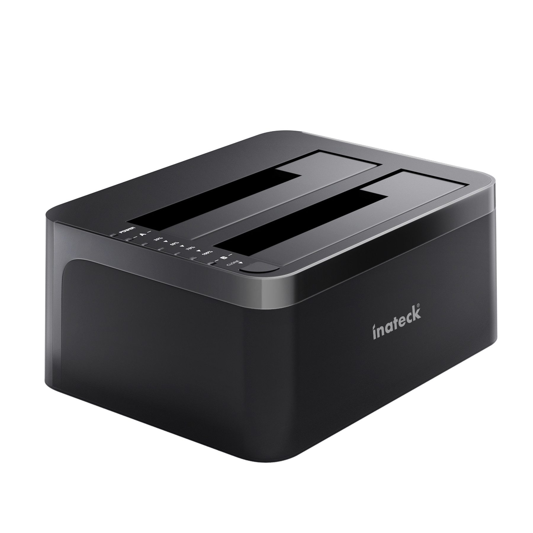 Inateck Festplatten-Dockingstation USB 3.0, SATA Dual-Schacht Docking