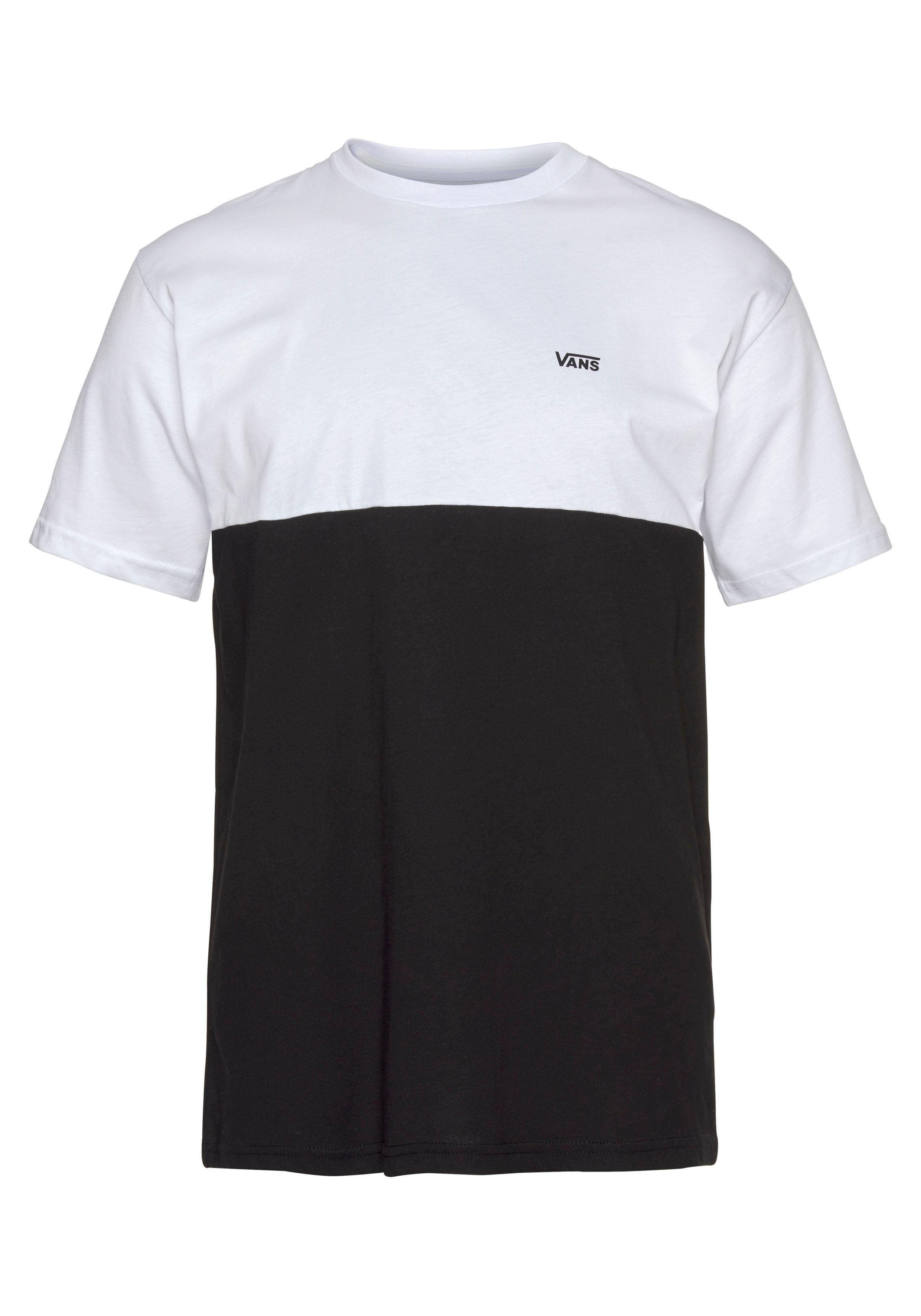 BLOCK Vans T-Shirt COLOR schwarz-weiß