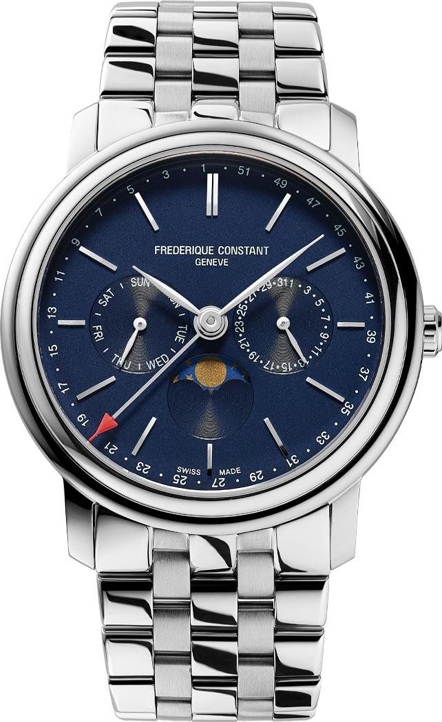 Frederique Constant Mechanische Uhr INDEX BUSINESS TIMER Herrenarmbanduhr