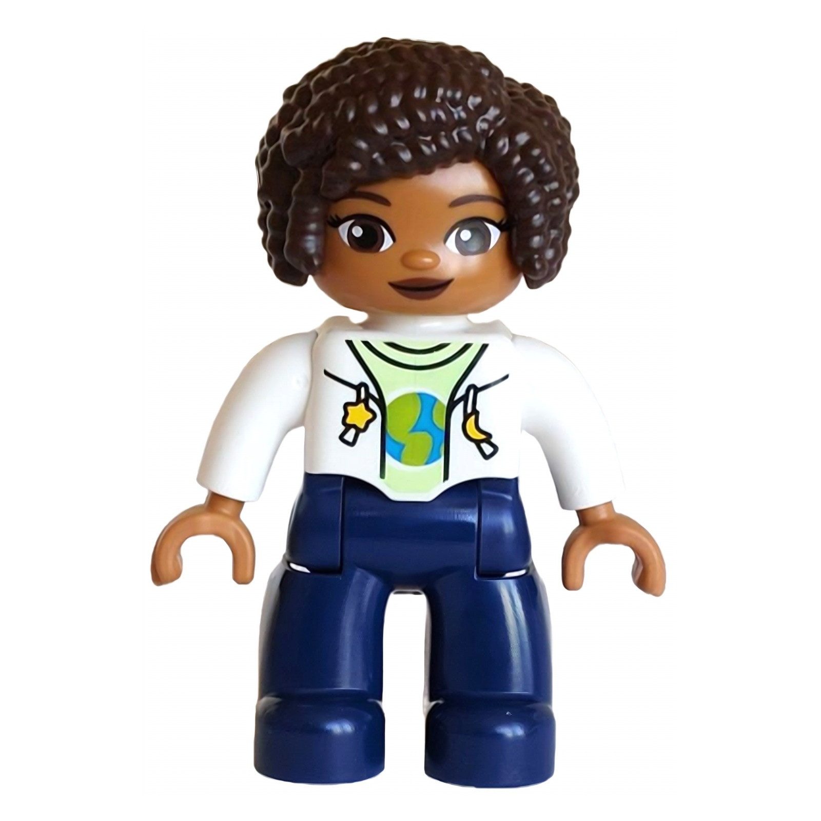 LEGO® LEGO Minifigur Duplo Figure Lego Ville, Female, Dark Blue (47394pb367) Spielbausteine