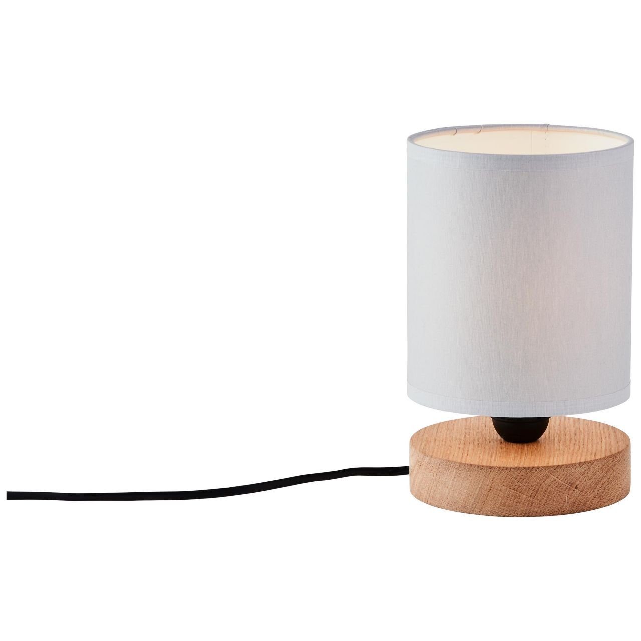 Holz A60, 25W, Vonnie, Lampe, Brilliant Vonnie grau/holz, Tischleuchte nachh E27, 1x aus Tischleuchte