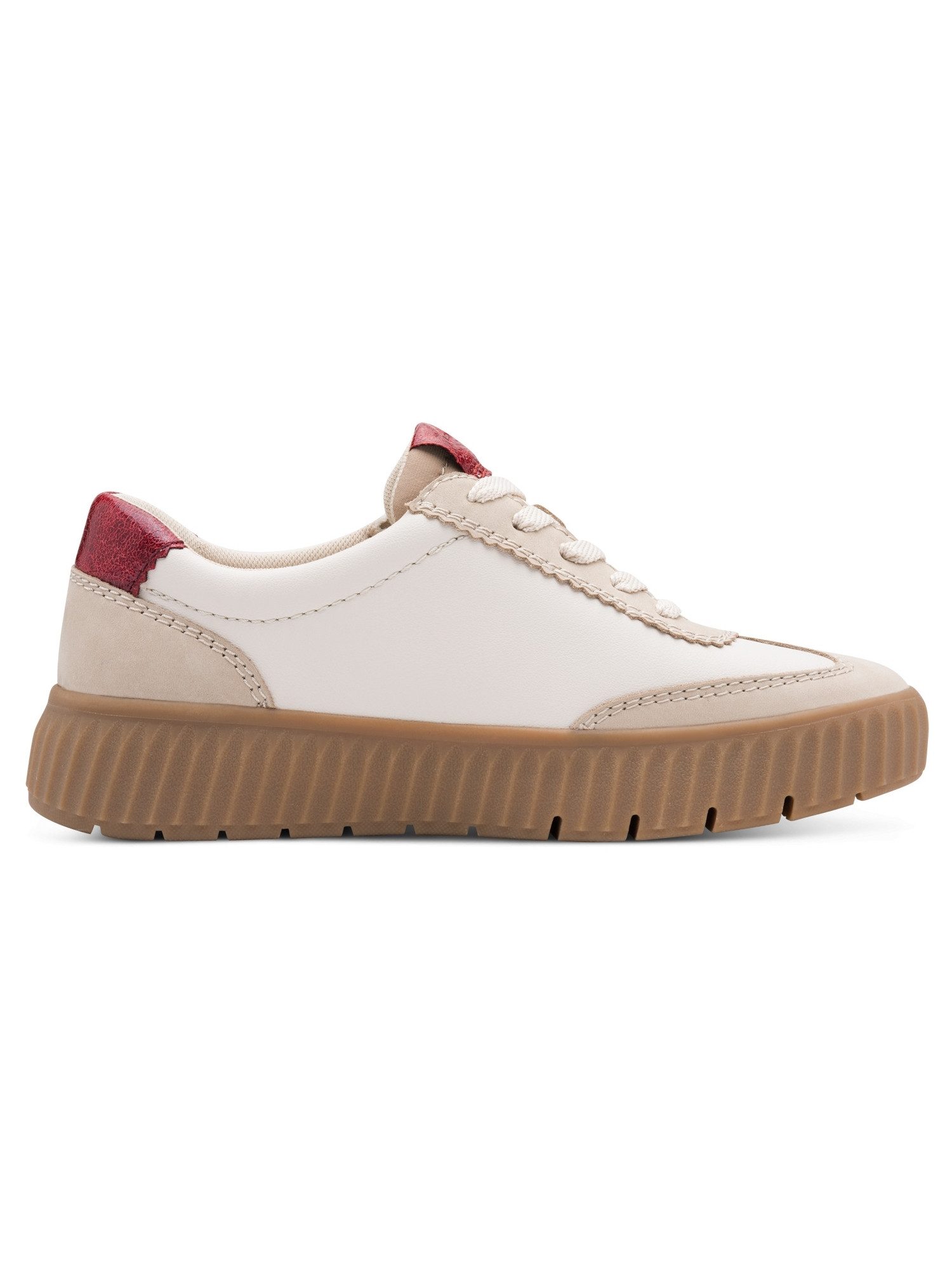 Tamaris WIDE FIT Removable Sock, comfortFit aus Leder Sneaker Removable Sock
