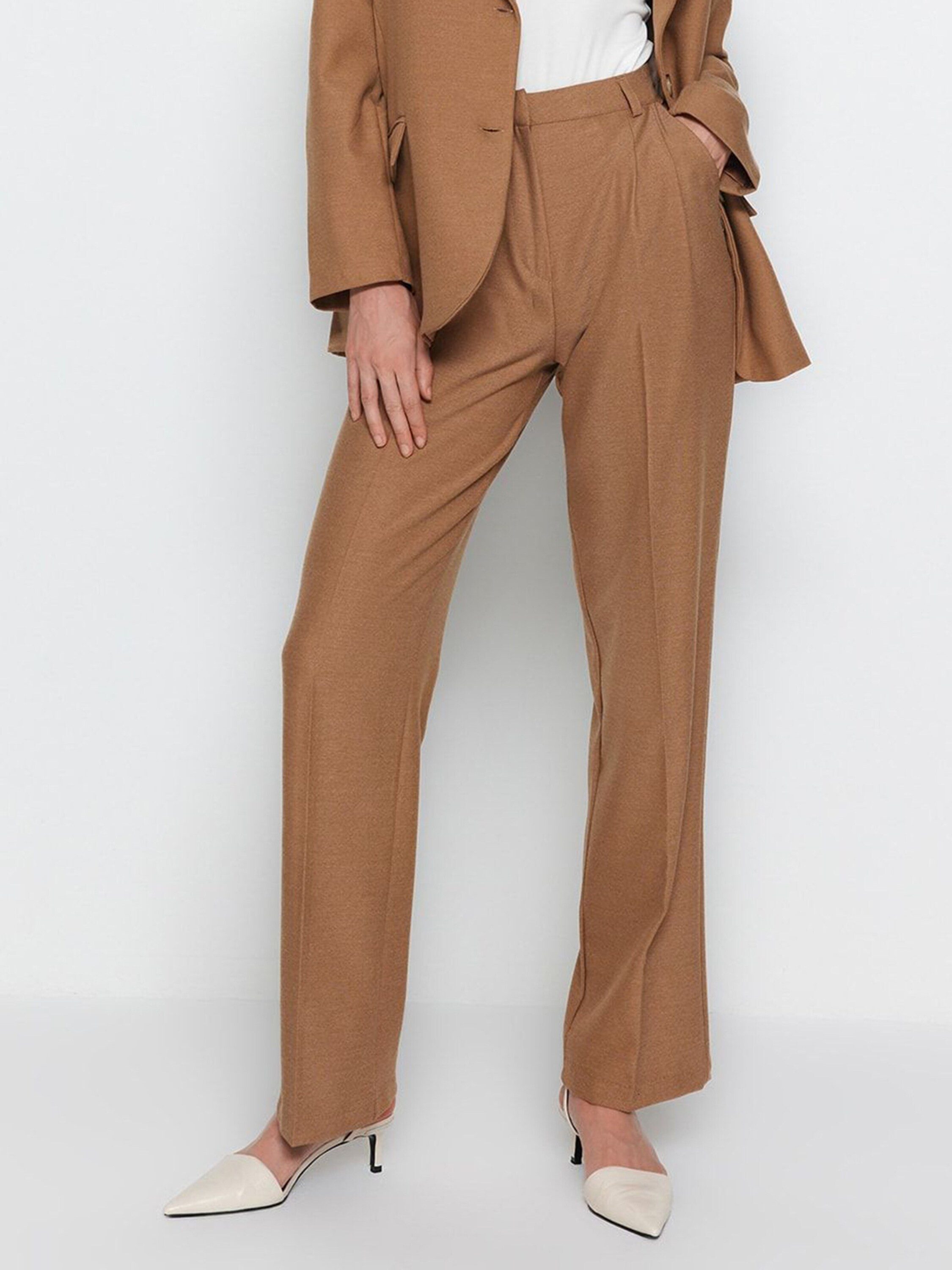 Trendyol Bundfaltenhose (1-tlg) Falten