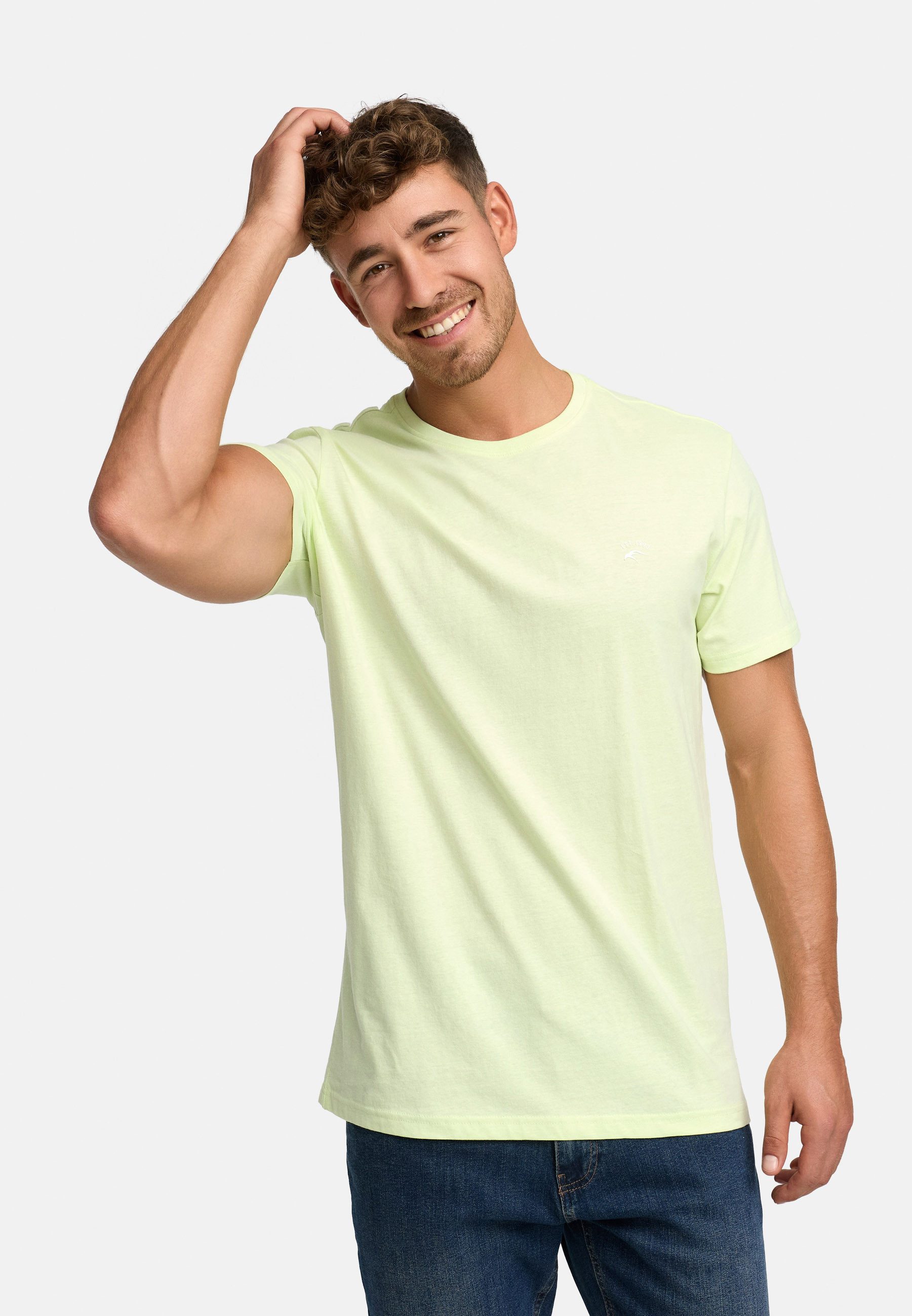 Indicode T-Shirt title_otto mit dezentem Label-Detail günstig online kaufen