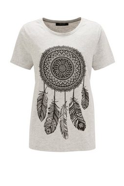 Aniston CASUAL T-Shirt mit verträumten Mandala-Front-Druck