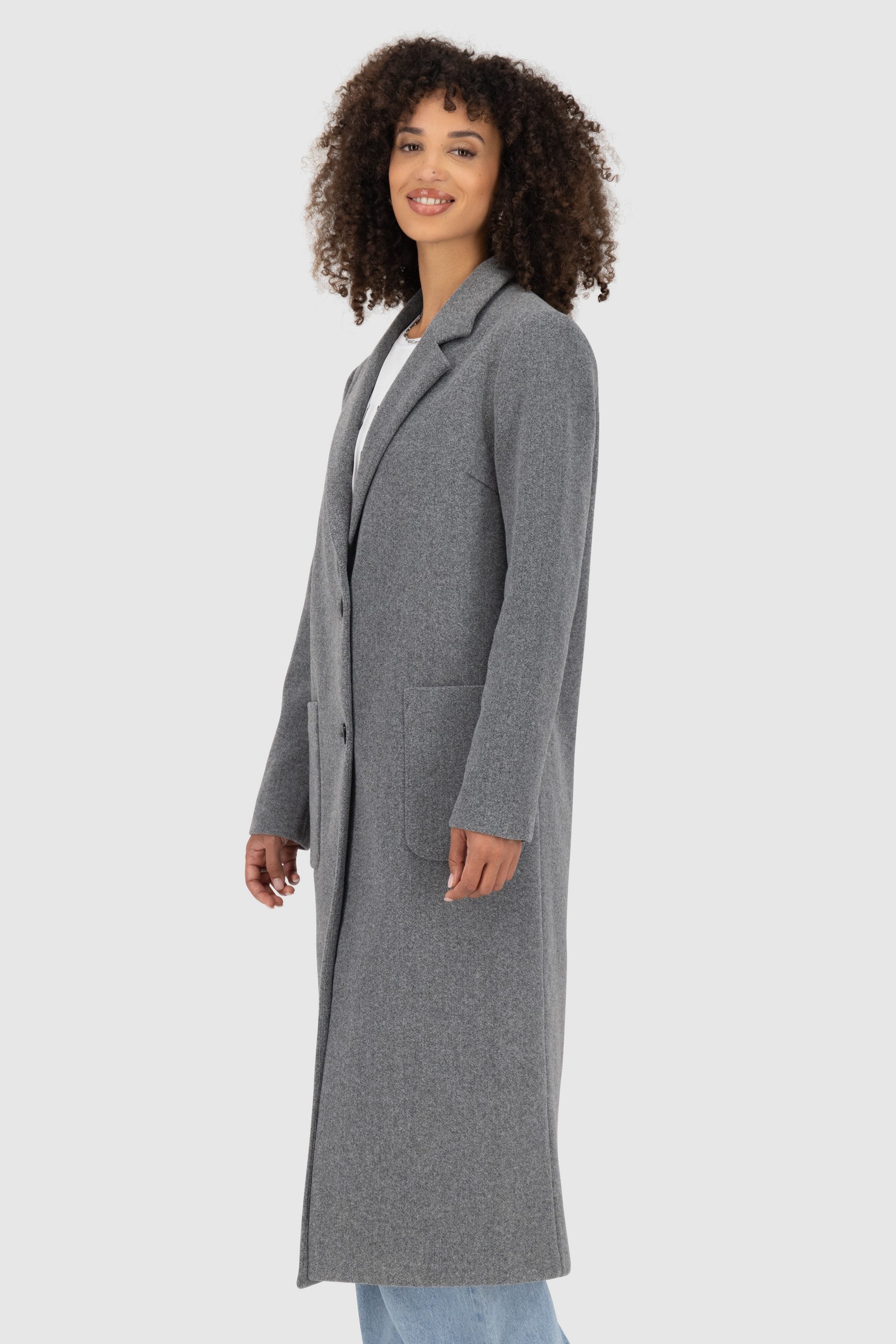 Alife & Kickin Winterjacke Damen DierdreAK A Winterjacke, Jacke Klassischer Wintermantel in schmaler, gerader Passform und Wolloptik