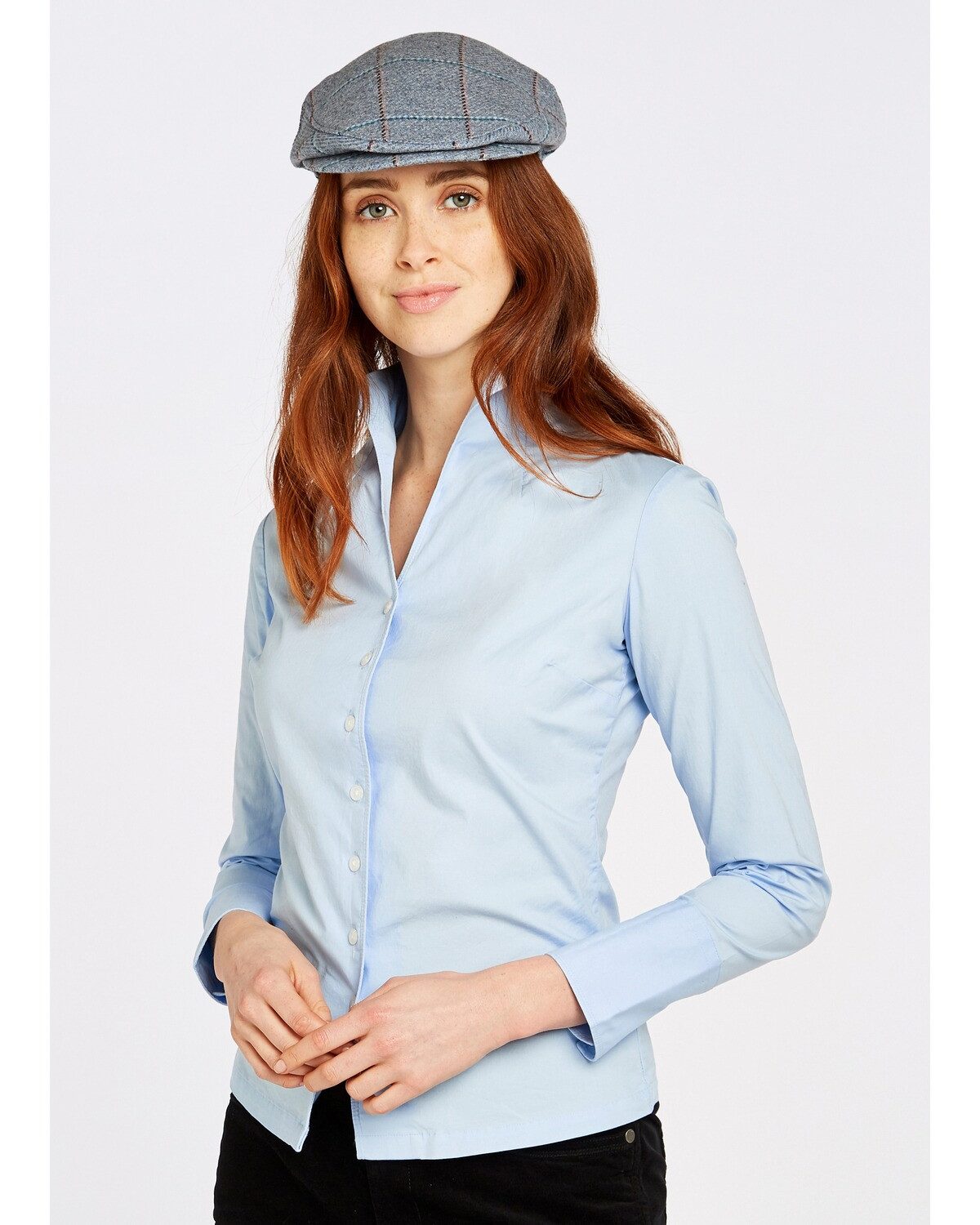 Dubarry Langarmbluse Kelchkragenbluse Snowdrop