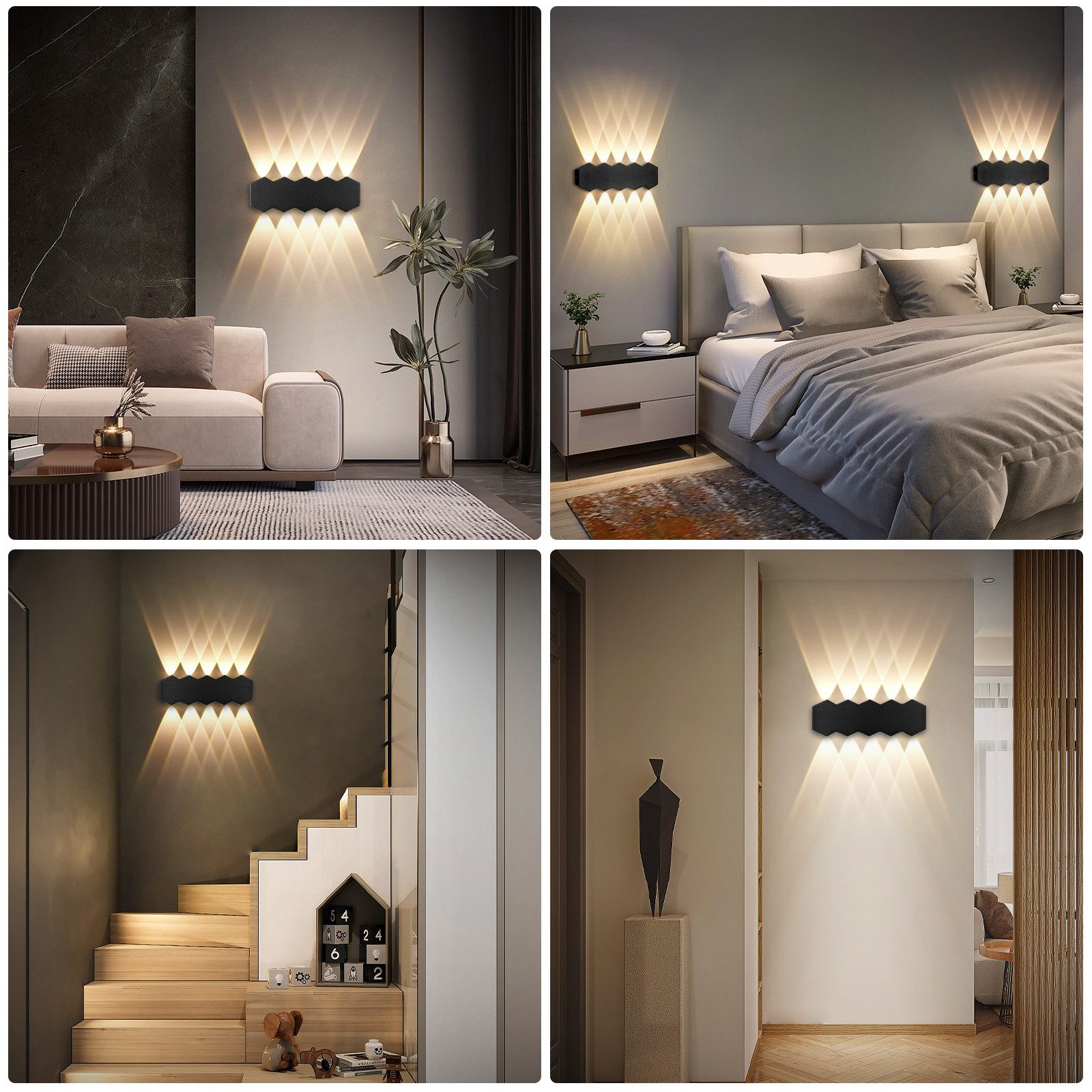 BlingBin Wandleuchte Wandleuchte LED, Up an günstig online kaufen