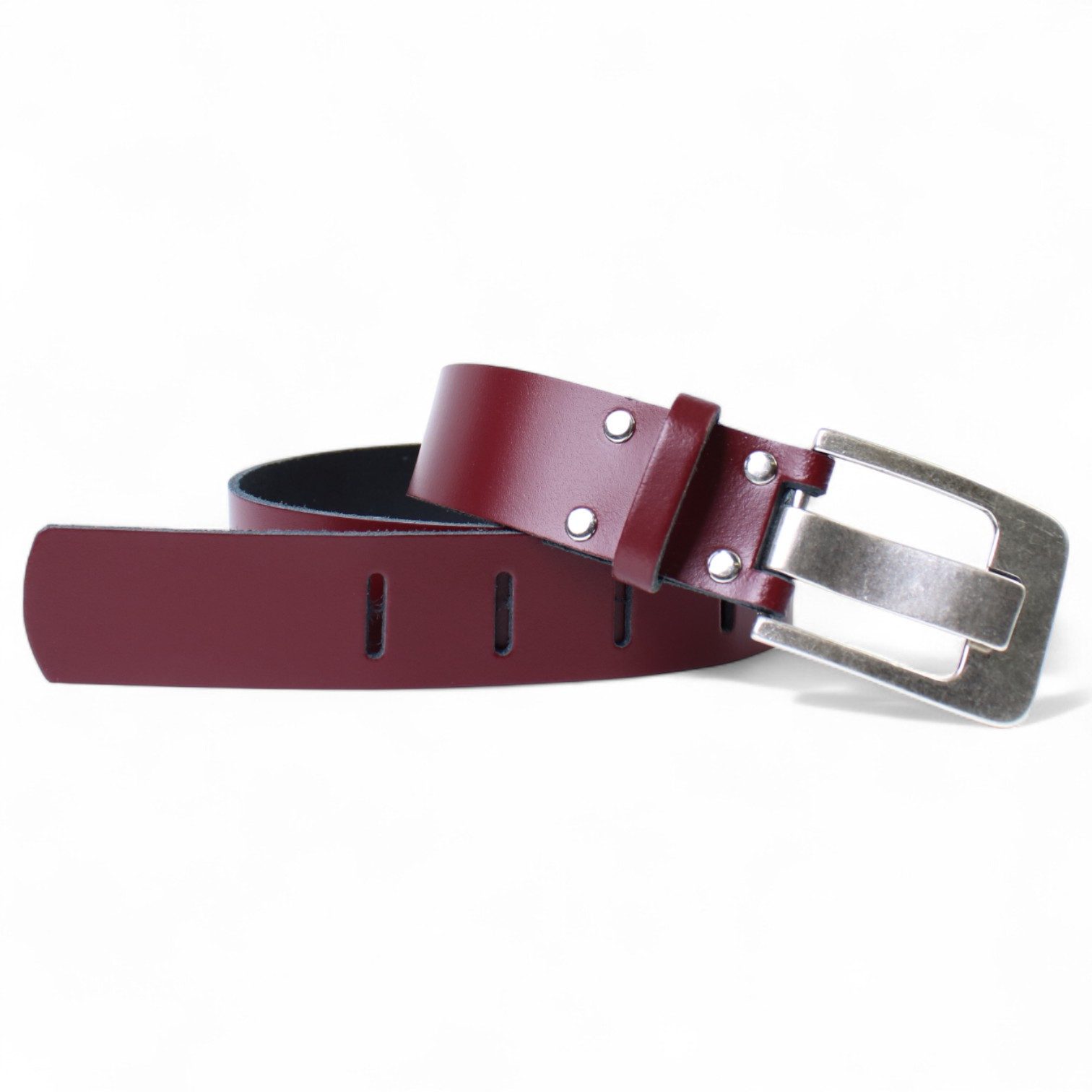FRONHOFER Taillengürtel Damen Rindleder breit (1-St) 4 cm, Breitdorn, fürs Kleid