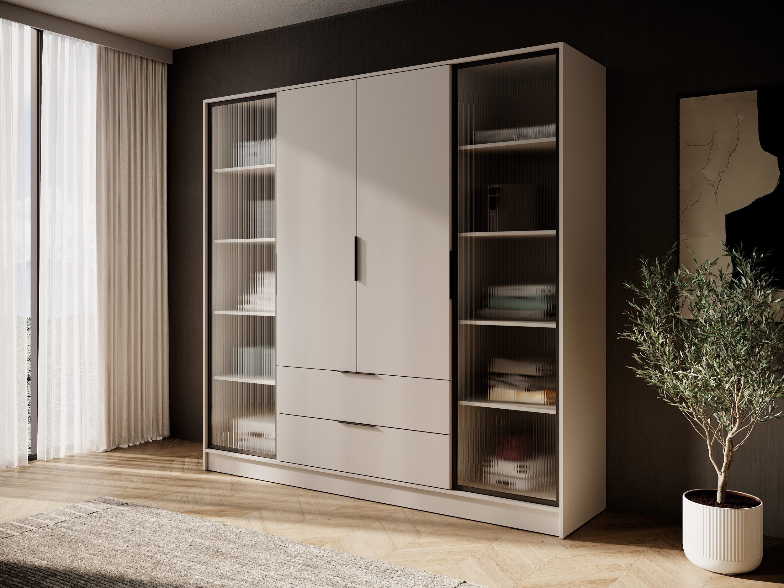 MOEBLO Drehtürenschrank SEVIA (Moderner und funktionaler günstig online kaufen