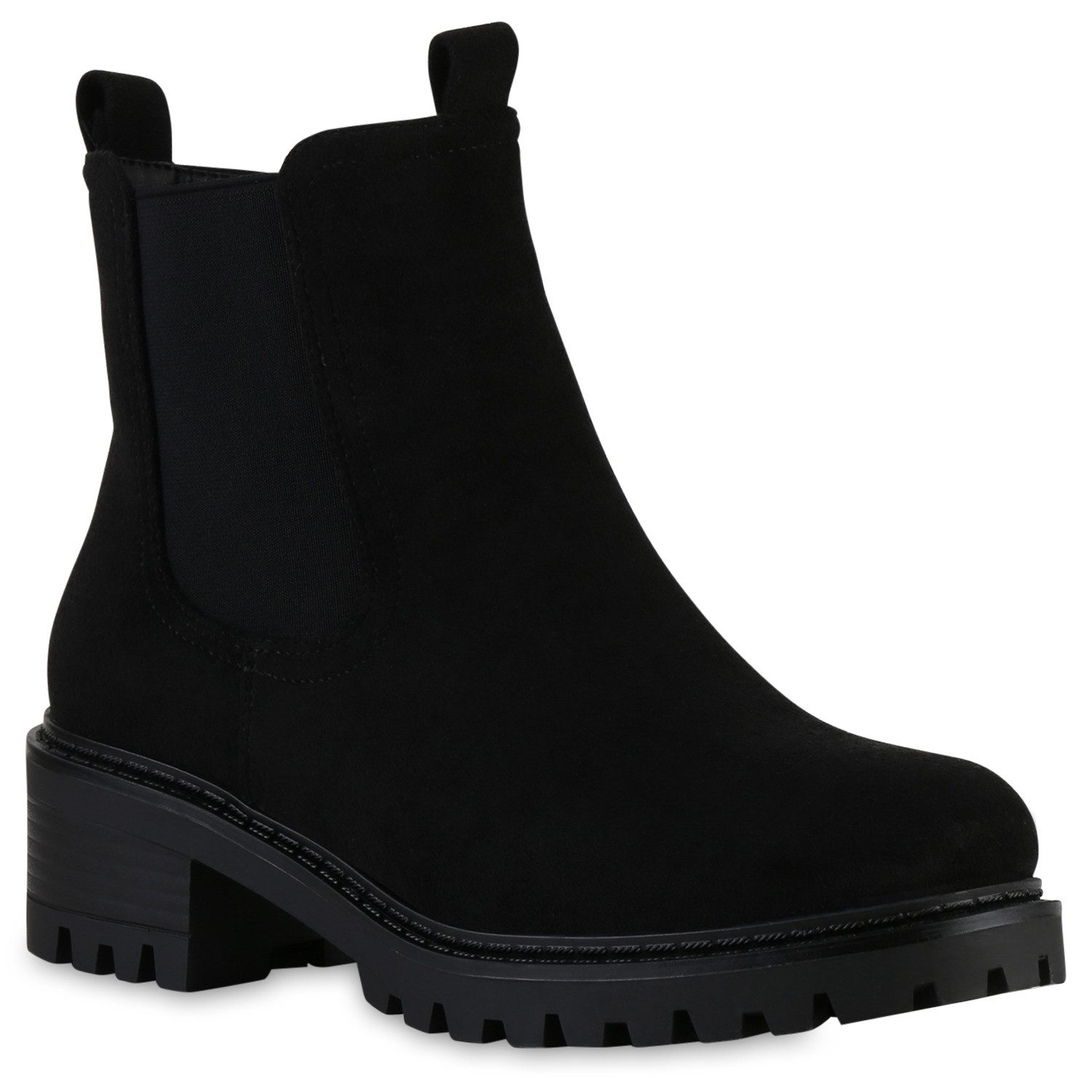 VAN HILL 841853 Stiefelette Damen Klassische Stiefeletten Blockabsatz Profi günstig online kaufen