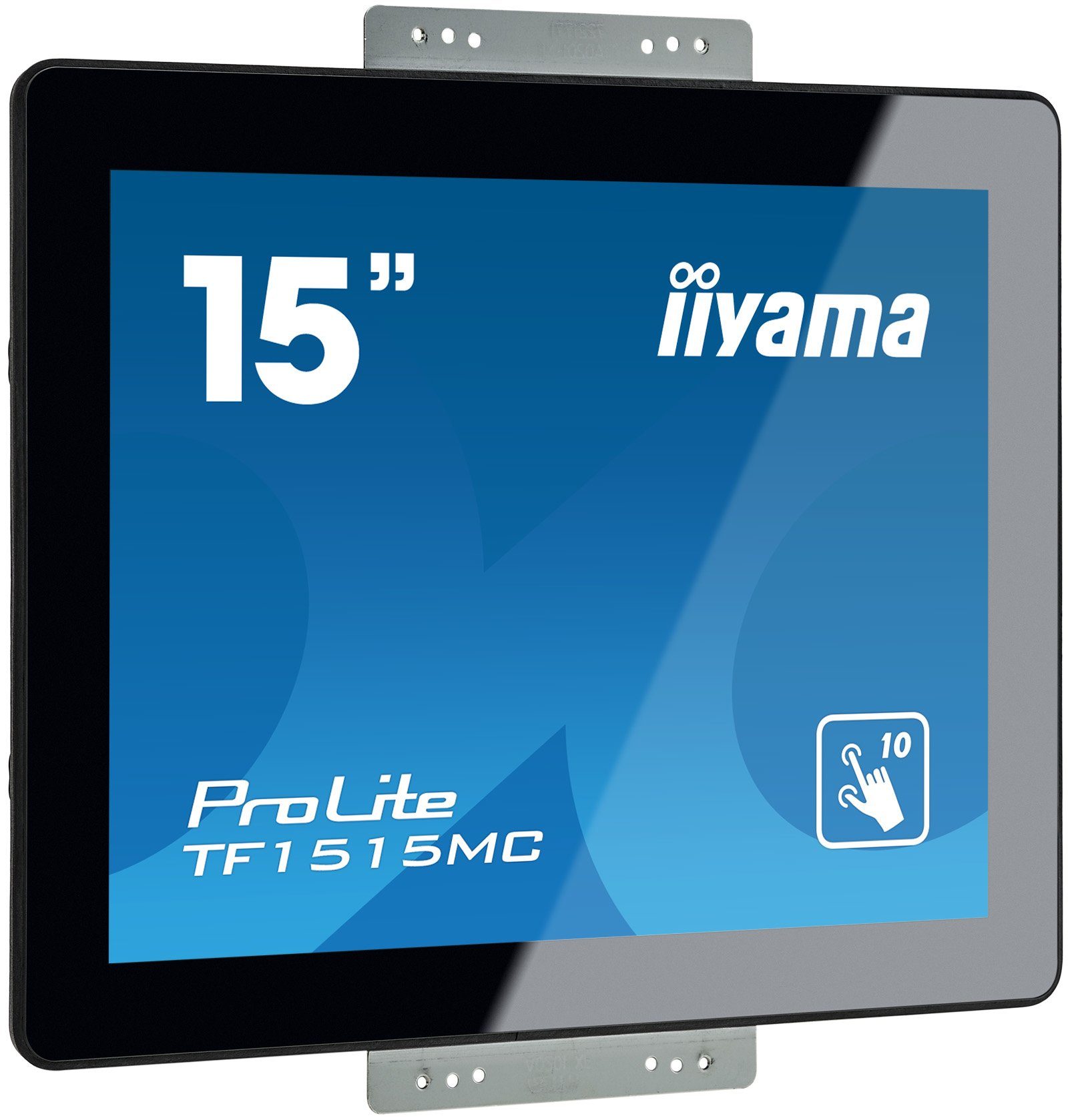 Iiyama 38.0cm (15) TF1515MC-B2 4:3 M-Touch HDMI+DP TFT-Monitor (1024 x 768 px, XGA, 8 ms Reaktionszeit, 75 Hz, TN, Touchscreen, Eingebautes Mikrofon, HDCP)