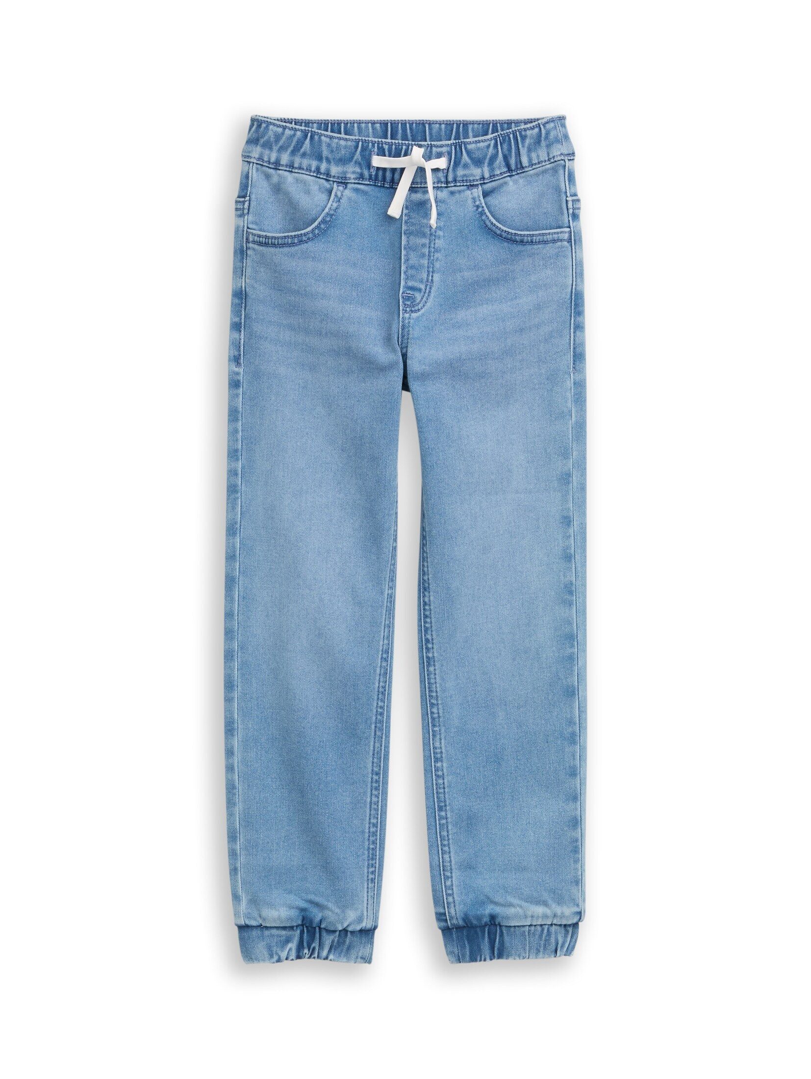 TOM TAILOR Straight-Jeans Jeanshosen Straight Jogger Jeans mit Stretch