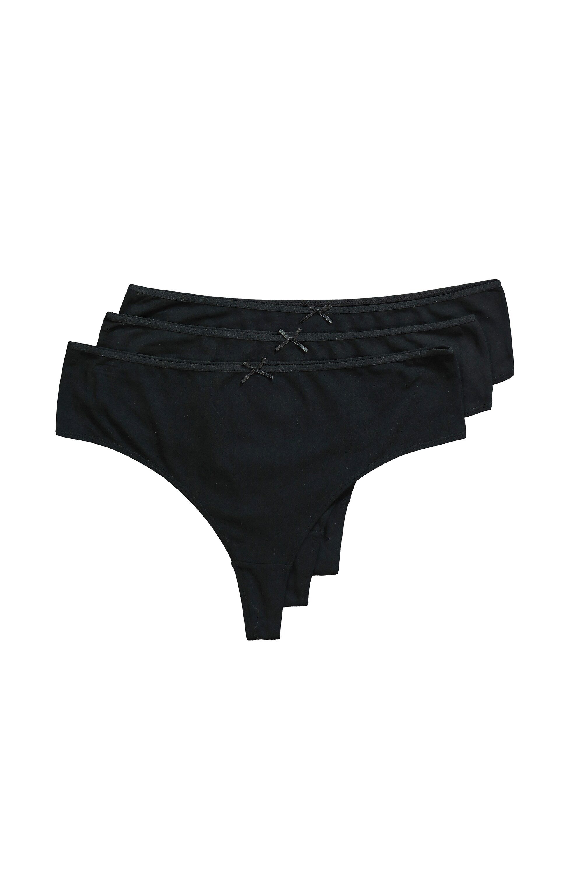 Ulla Popken Slip Strings 3er-Pack Basic