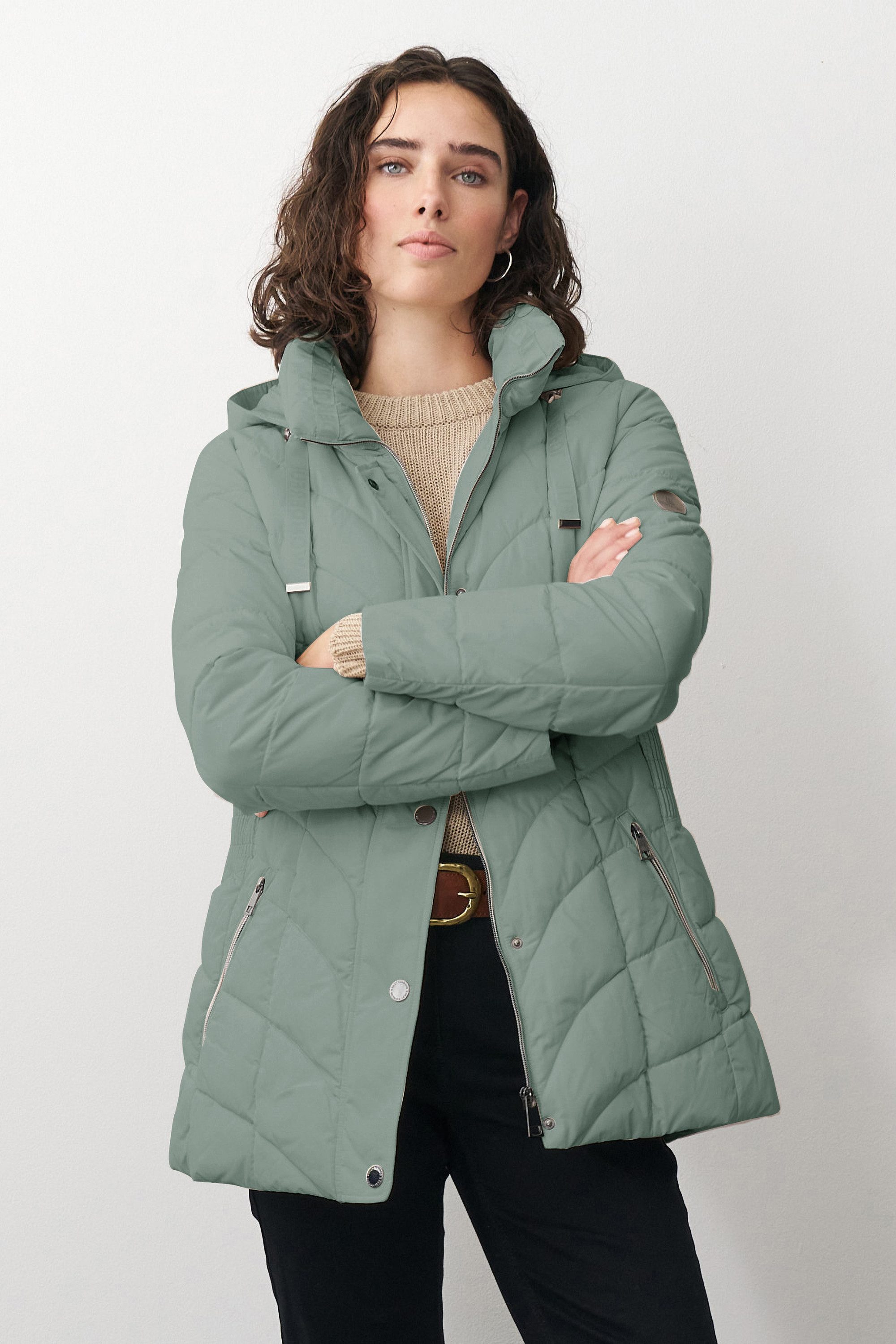 Barbara Lebek Steppjacke wattierte Damenjacke, Herbstjacke oder Langjacke günstig online kaufen