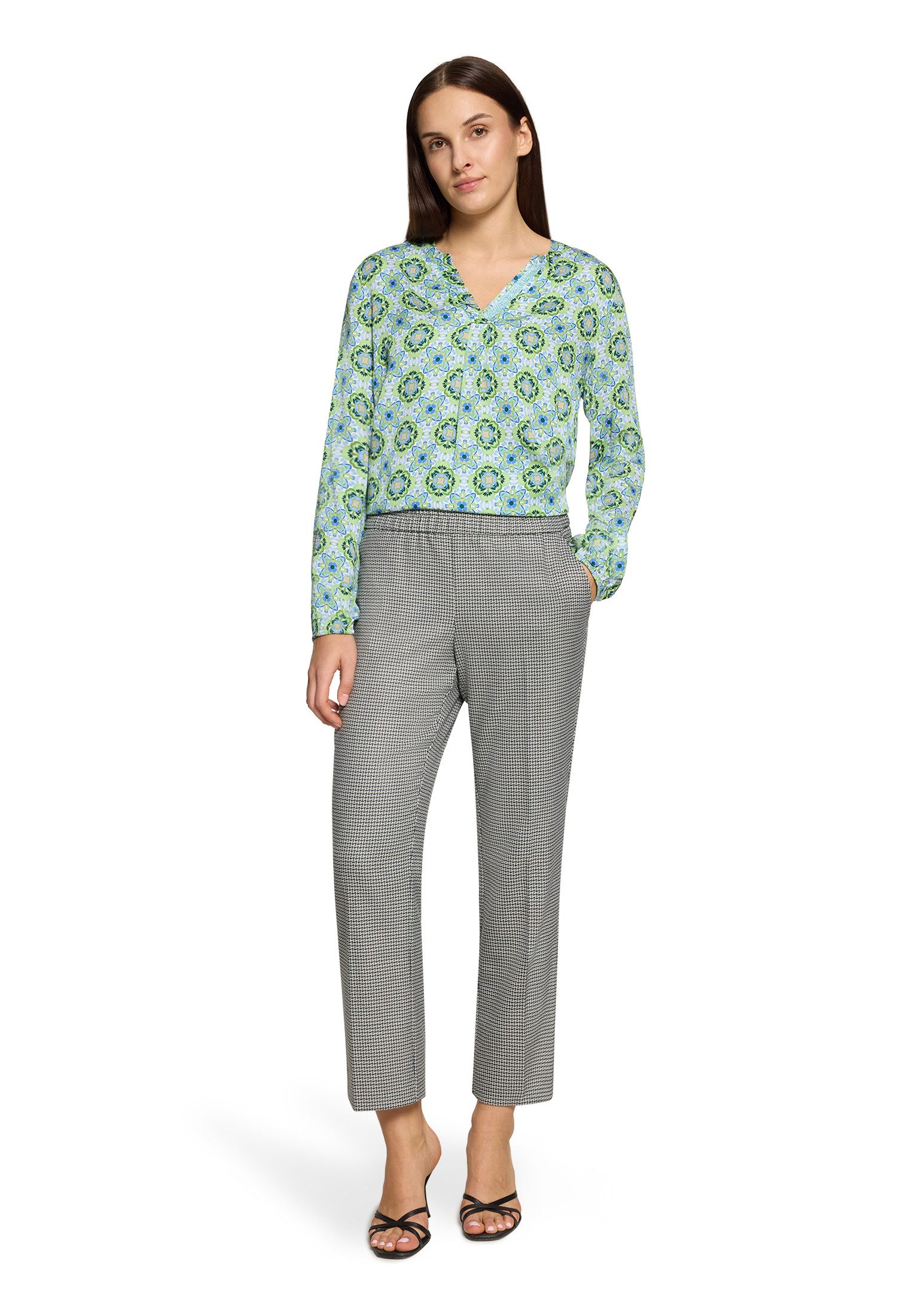 Cartoon Shirtbluse Damen mit Muster