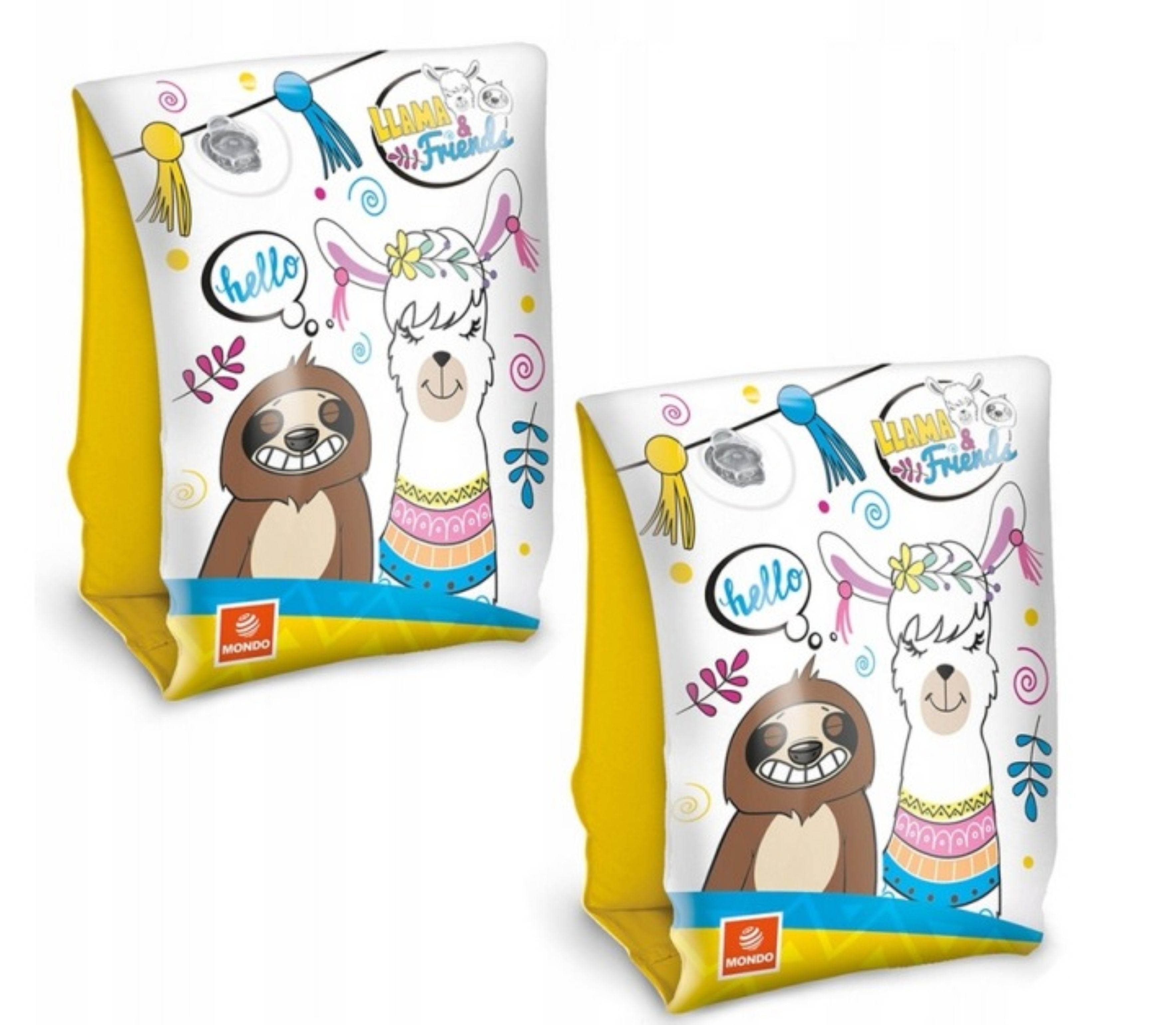 Mondo Schwimmhilfe Mondo Lama Schwimmflügel 25x15 cm Schwimmhilfe Kinder 3–6 Jahre (1-tlg)