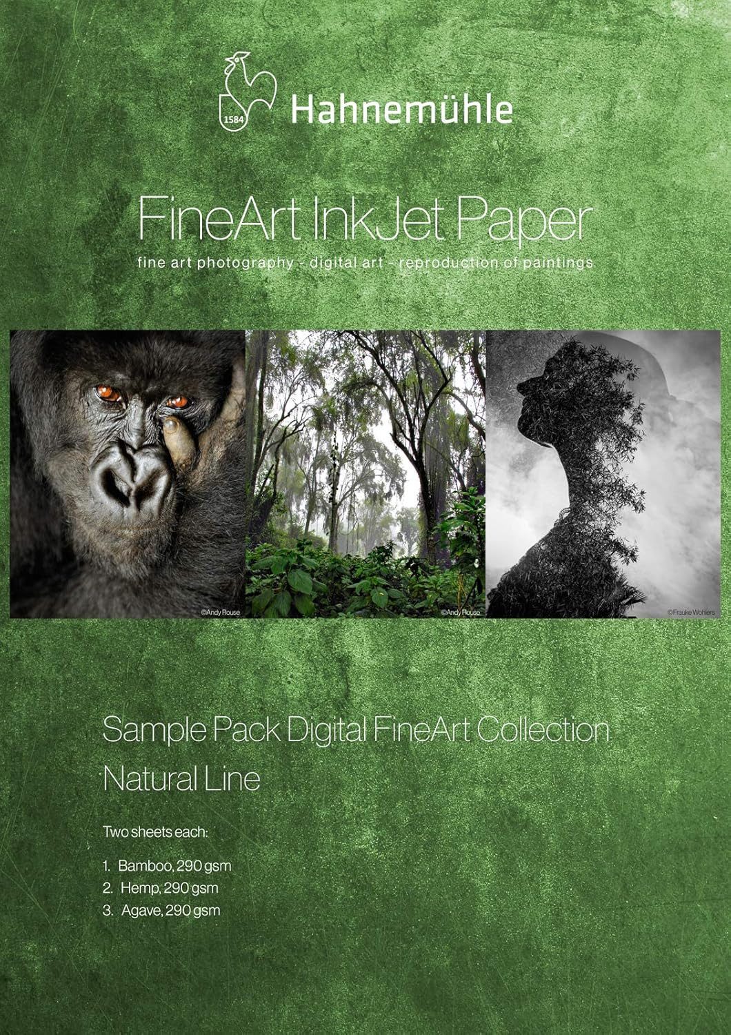 Hahnemühle Fotopapier Sample Pack Digital Fine Art Collection Natural Line A4