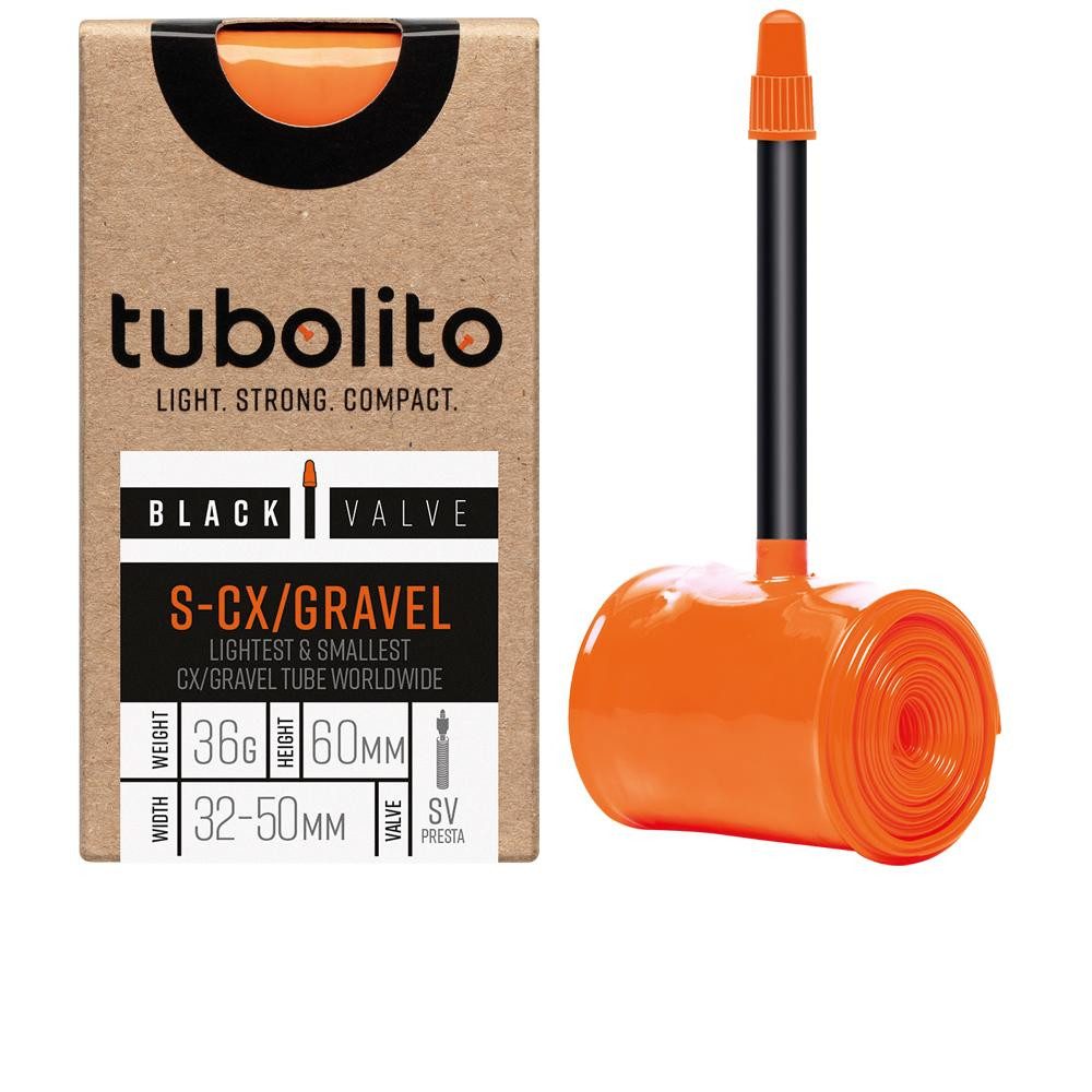 Fahrradschlauch tubolito S-Tubo-CX/Gravel-All TPU Schlauch 41g schwarz - ultraleicht f