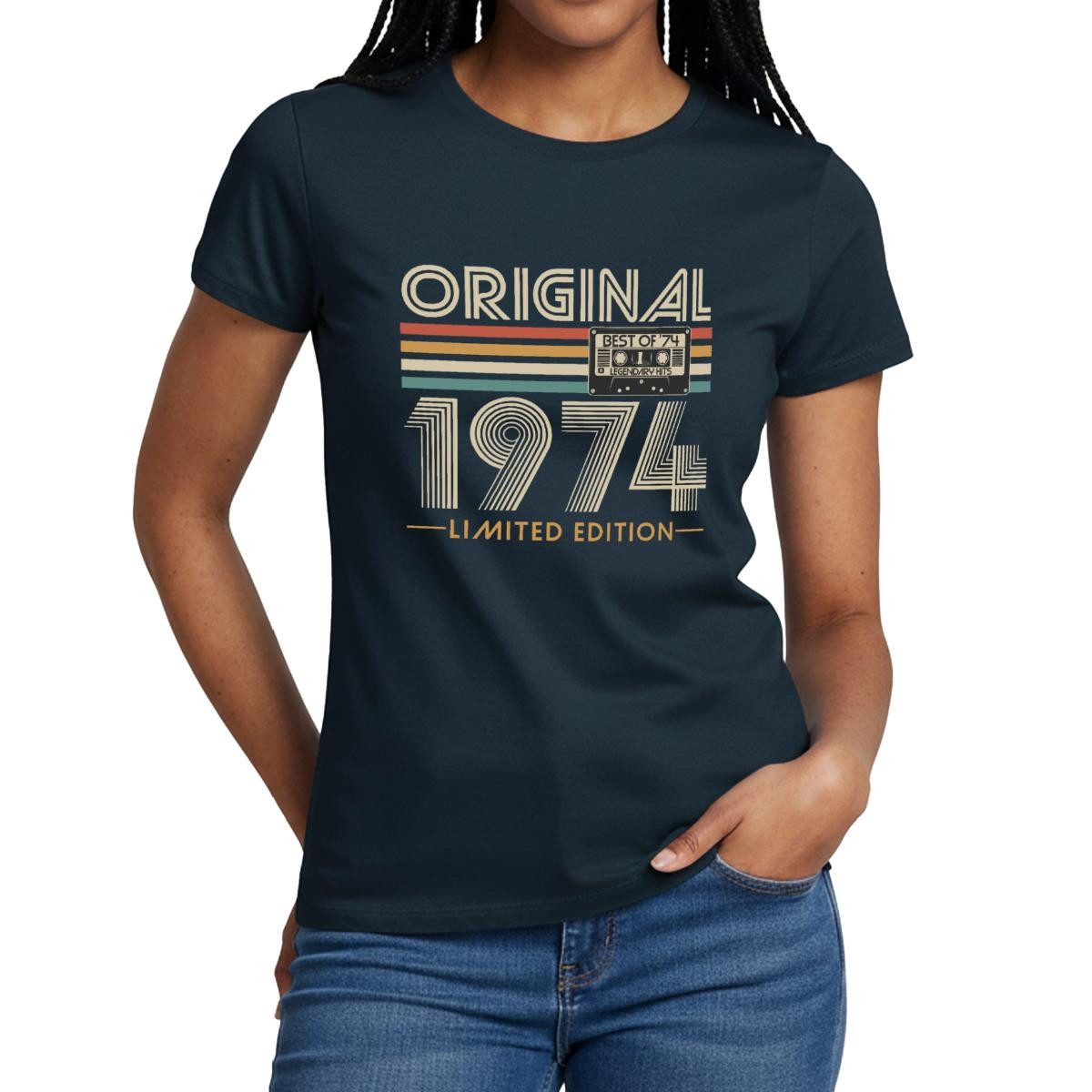 T-Shirt 1974 Original 50. Geburtstag Frauen T-Shirt