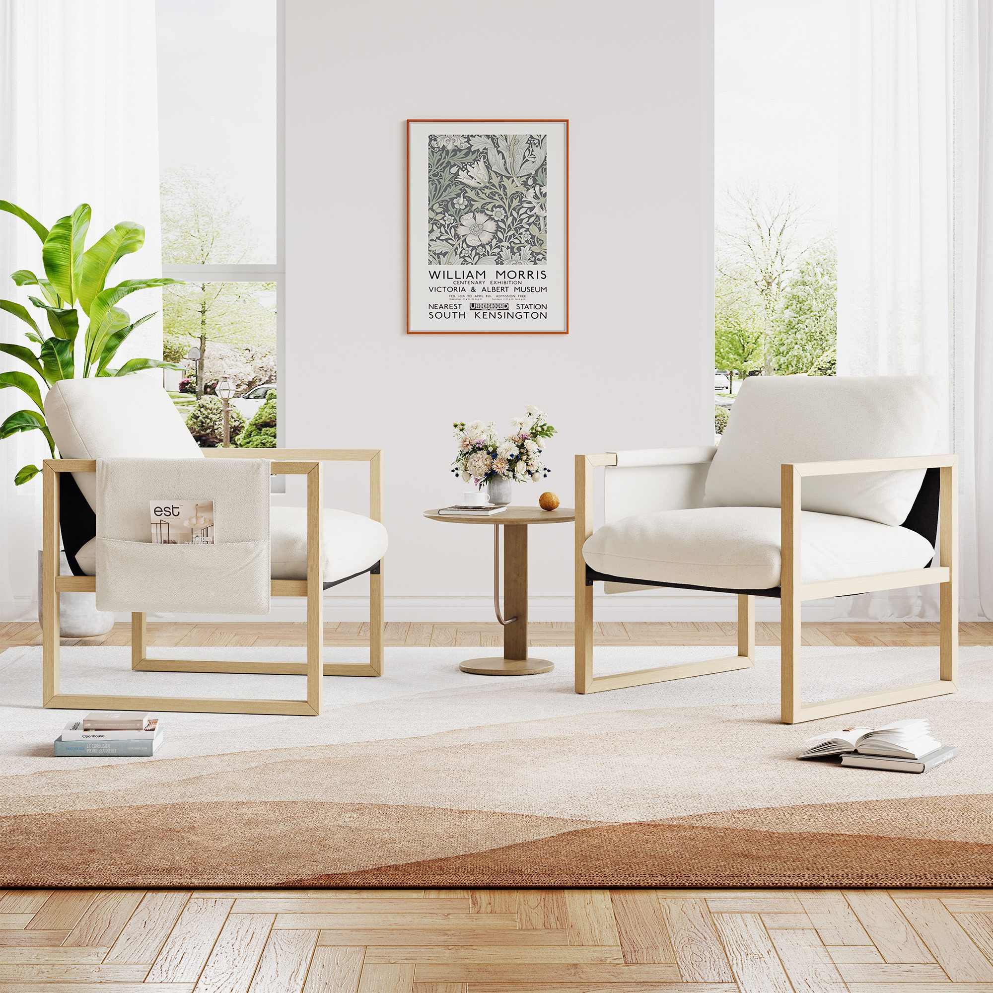 ToteBox Loungesessel Modern Loungesessel Holz Lambswool günstig online kaufen