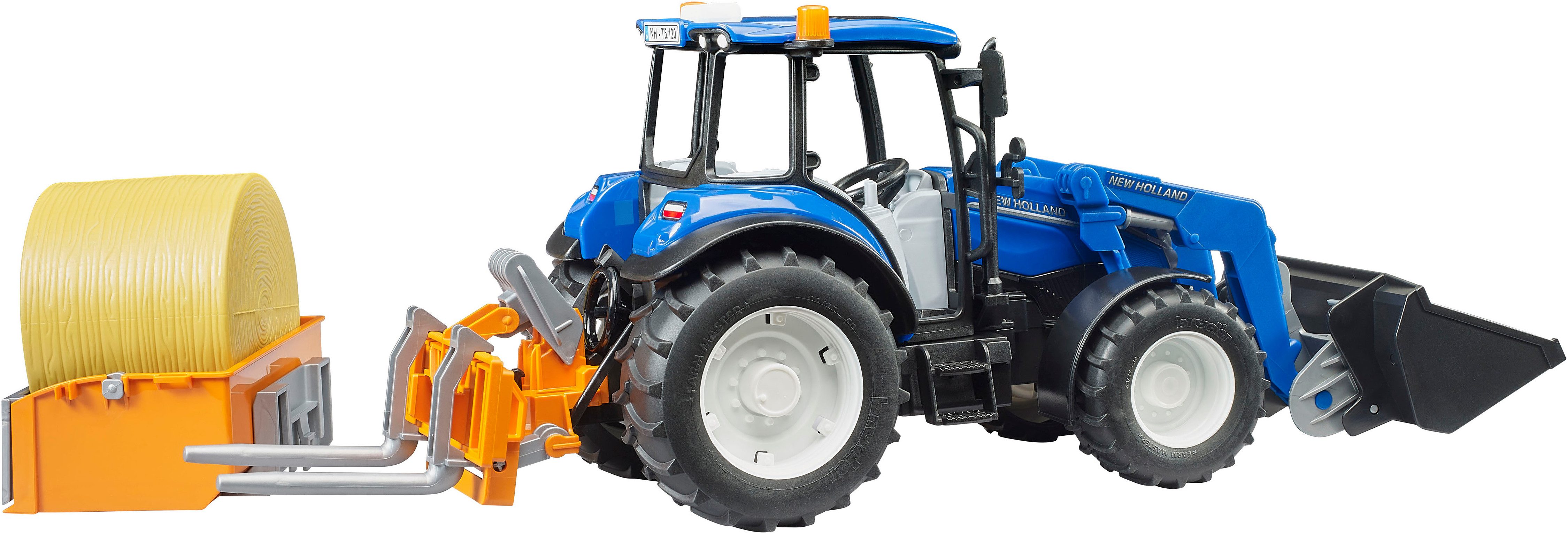 Bruder® Spielzeug-Traktor New Holland T5.120 mit Frontlader (02187), Ladeka günstig online kaufen