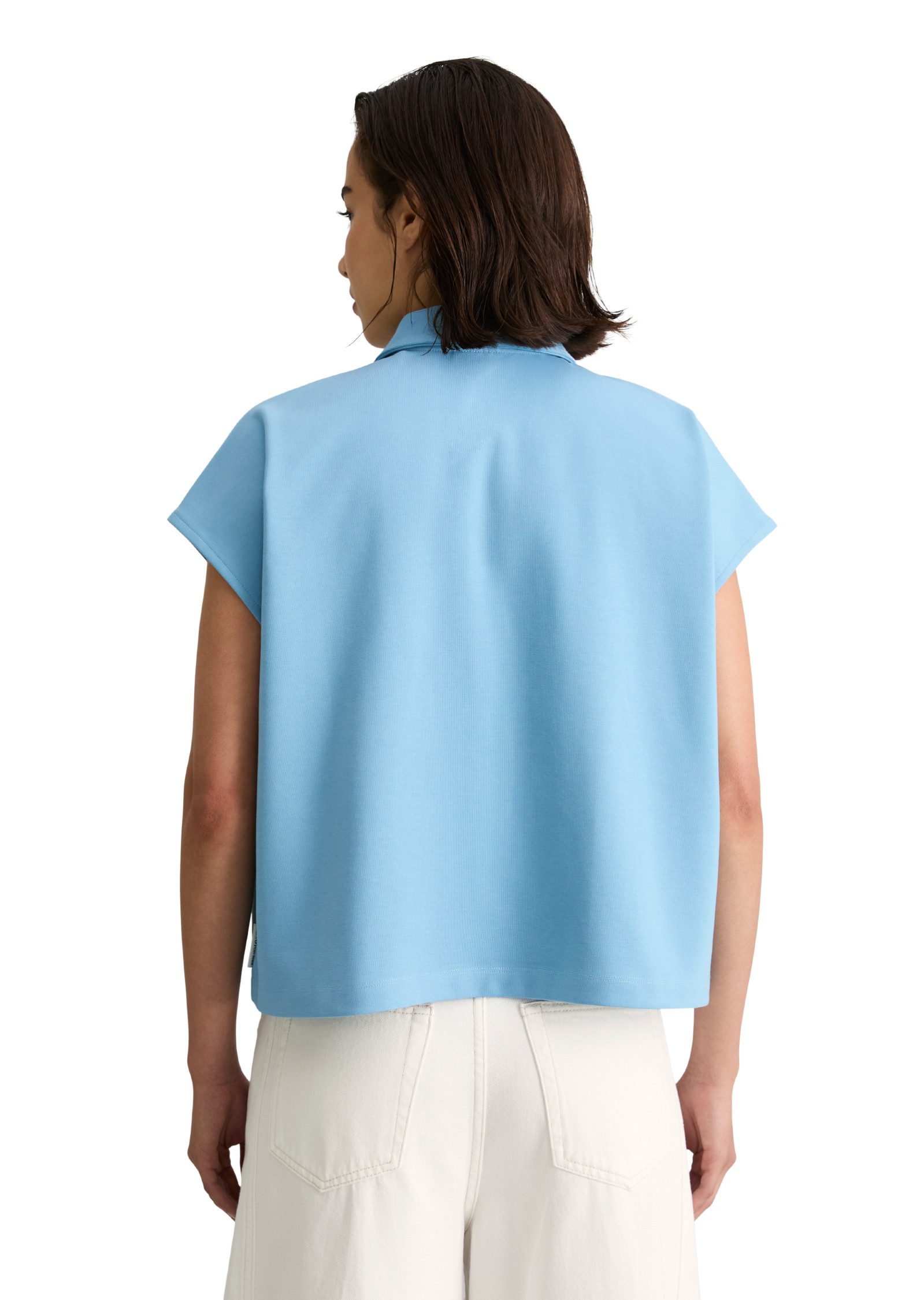 Marc O'Polo DENIM Poloshirt aus Interlock-Jersey – Bild 3 von 5
