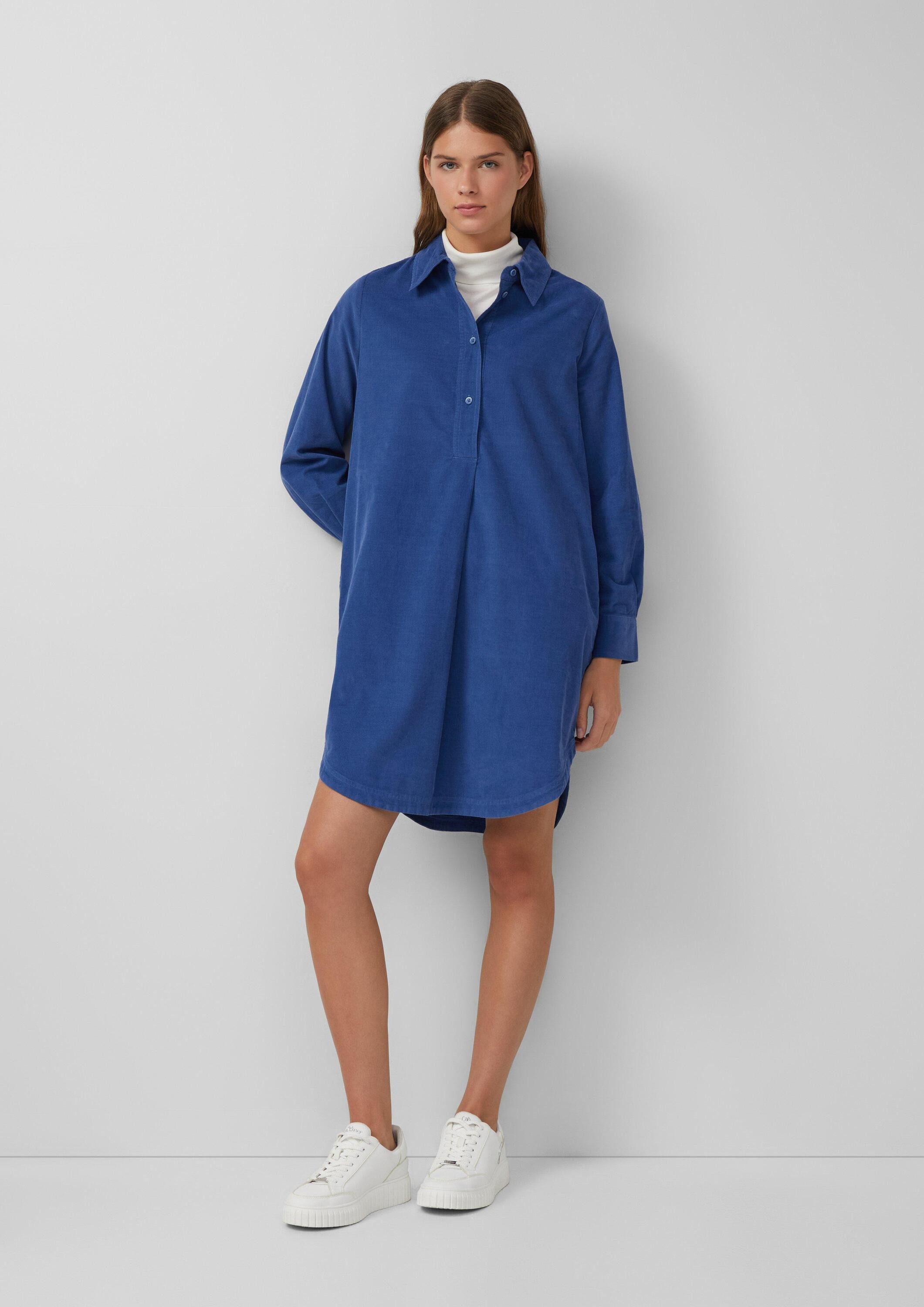 s.Oliver Minikleid Kleid Feincord-Kleid im Relaxed Fit mit Eingrifftaschen günstig online kaufen