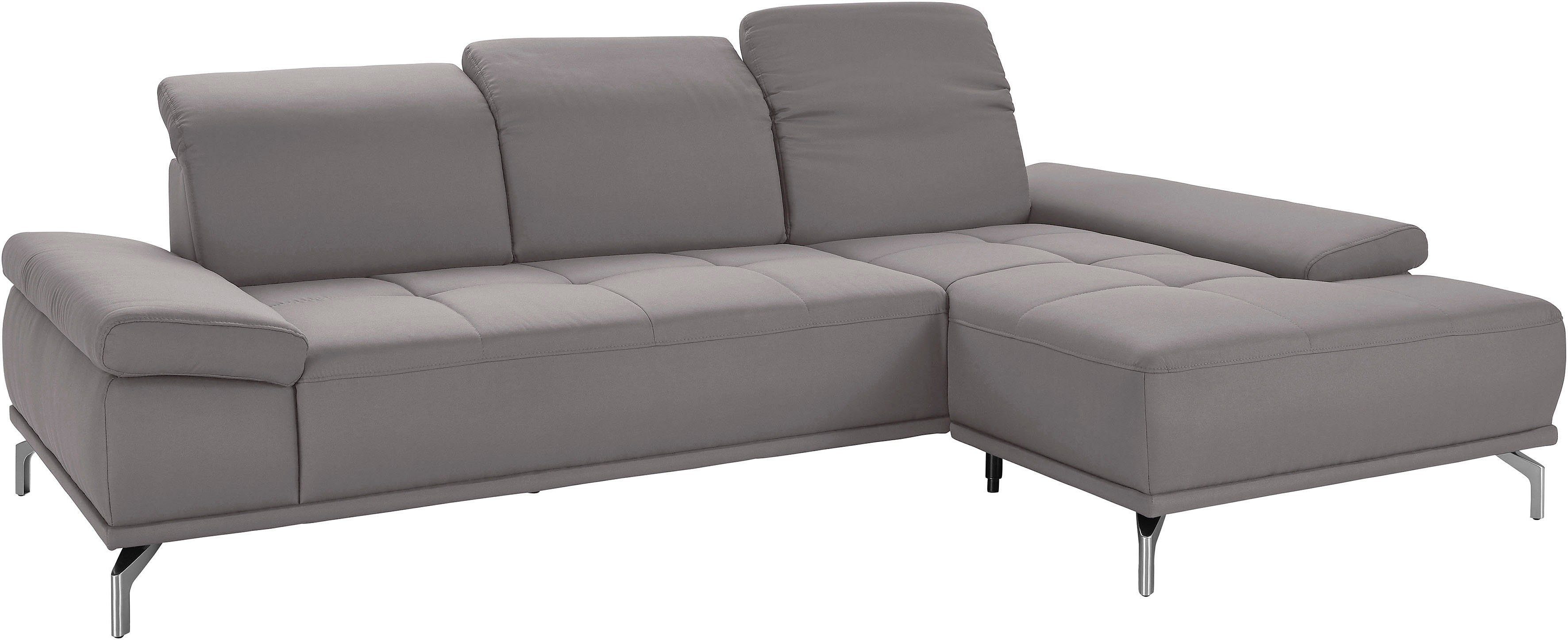 Places of Style Ecksofa Caluna, Inkl.Sitztiefenverstellung, günstig online kaufen