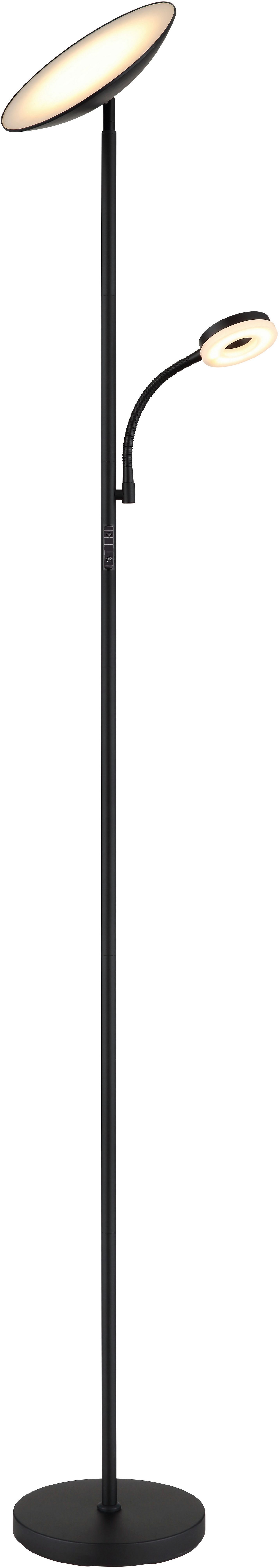 GLOBO LIGHTING LED Stehlampe SKOPO, Dimmfunktion, mehrere Helligkeitsstufen, LED fest integriert, Stehleuchte/Wohnzimmer/Schlafzimmer/Flur