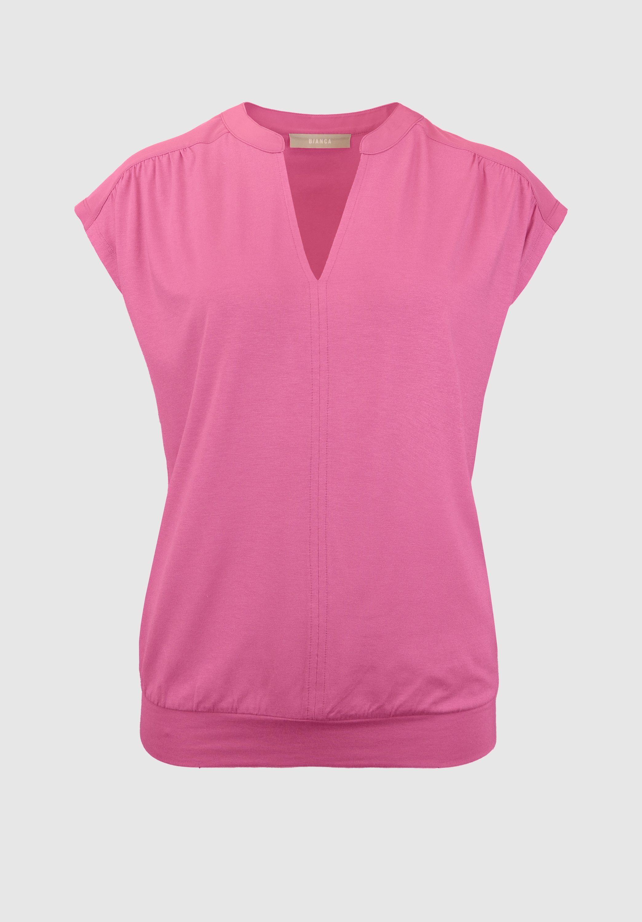 bianca Kurzarmshirt SIA in modernem, lässigen Look und angesagter Farbe pink