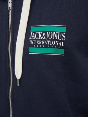 Jack & Jones Kapuzensweatjacke Kapuzensweatjacke International Zip Hoody mit