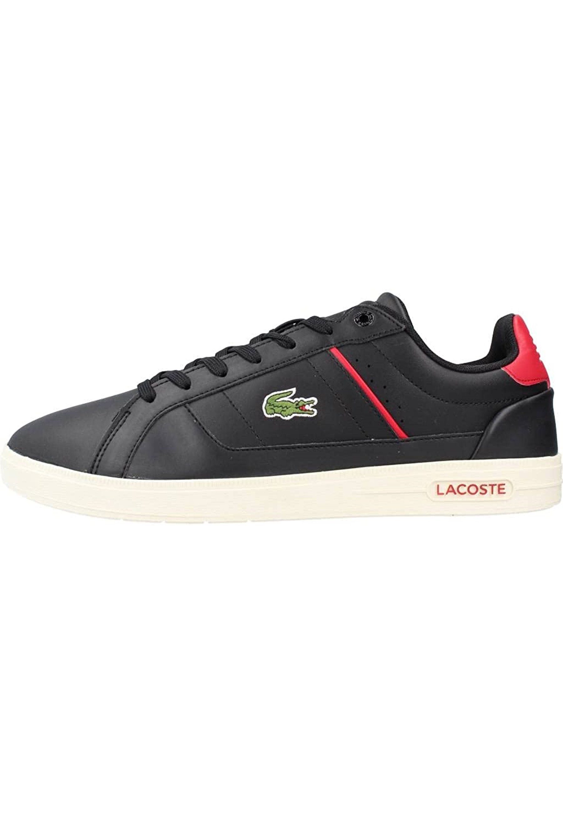 222 Sneaker Lacoste schwarz Leder aus mit Sneaker PRO Sportschuhe EUROPA
