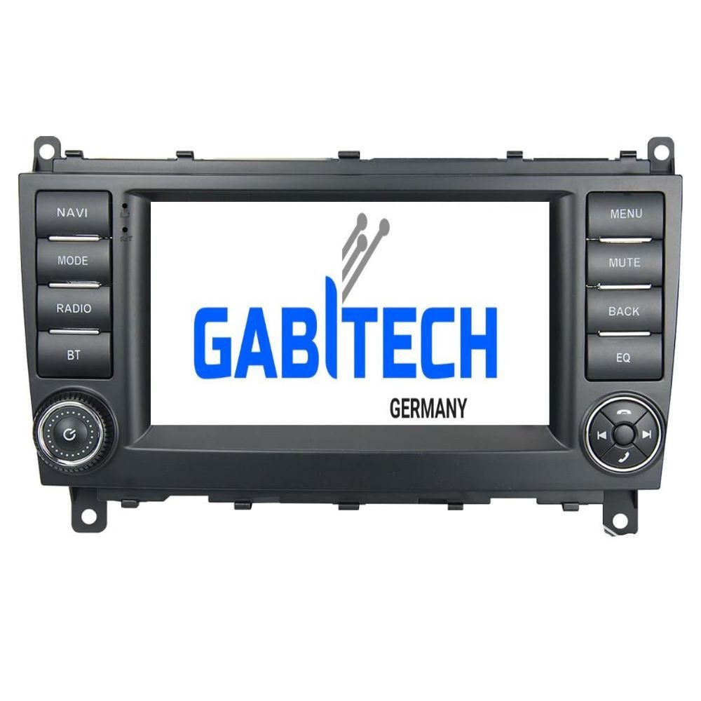 GABITECH Android Autoradio GPS Navi für Mercedes Benz CLK Class W209 CLS W219 Autoradio (FM / AM-Radio, RDS, DAB+ Optional, 4GB RAM 64GB ROM Drahtlos Apple Carplay und Drahtlos Android Auto)