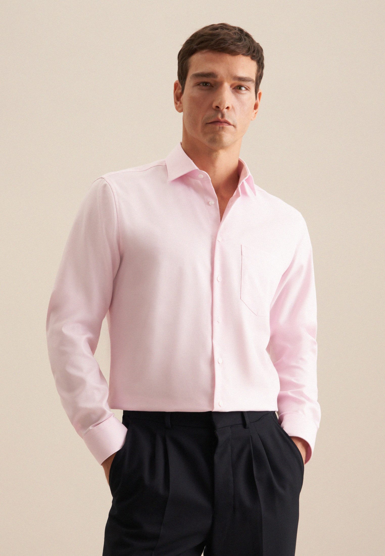 Businesshemd Schwarze Rose