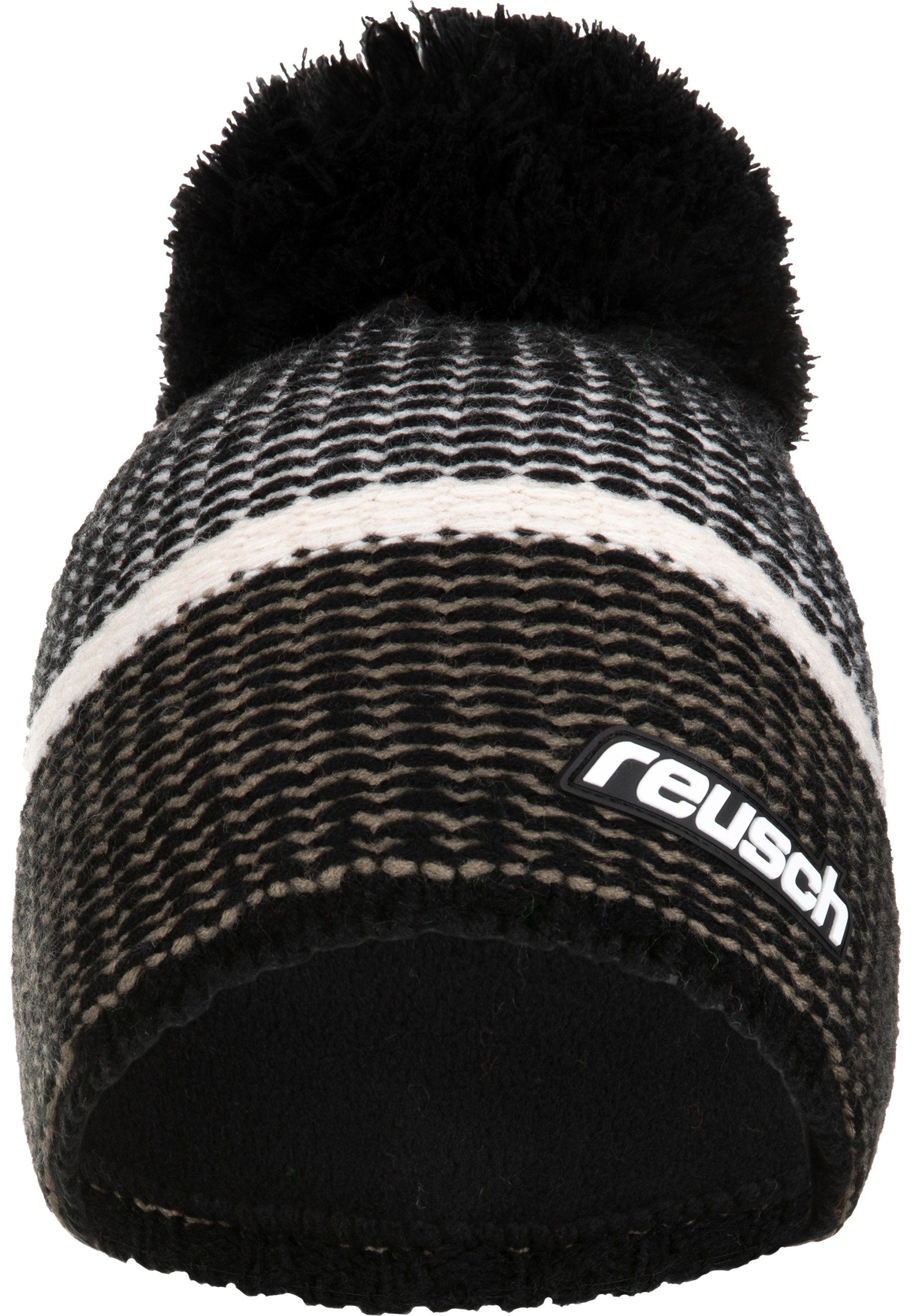 schwarz-schwarz Beanie mit Beanie Noah Reusch Innenfutter (1-St)