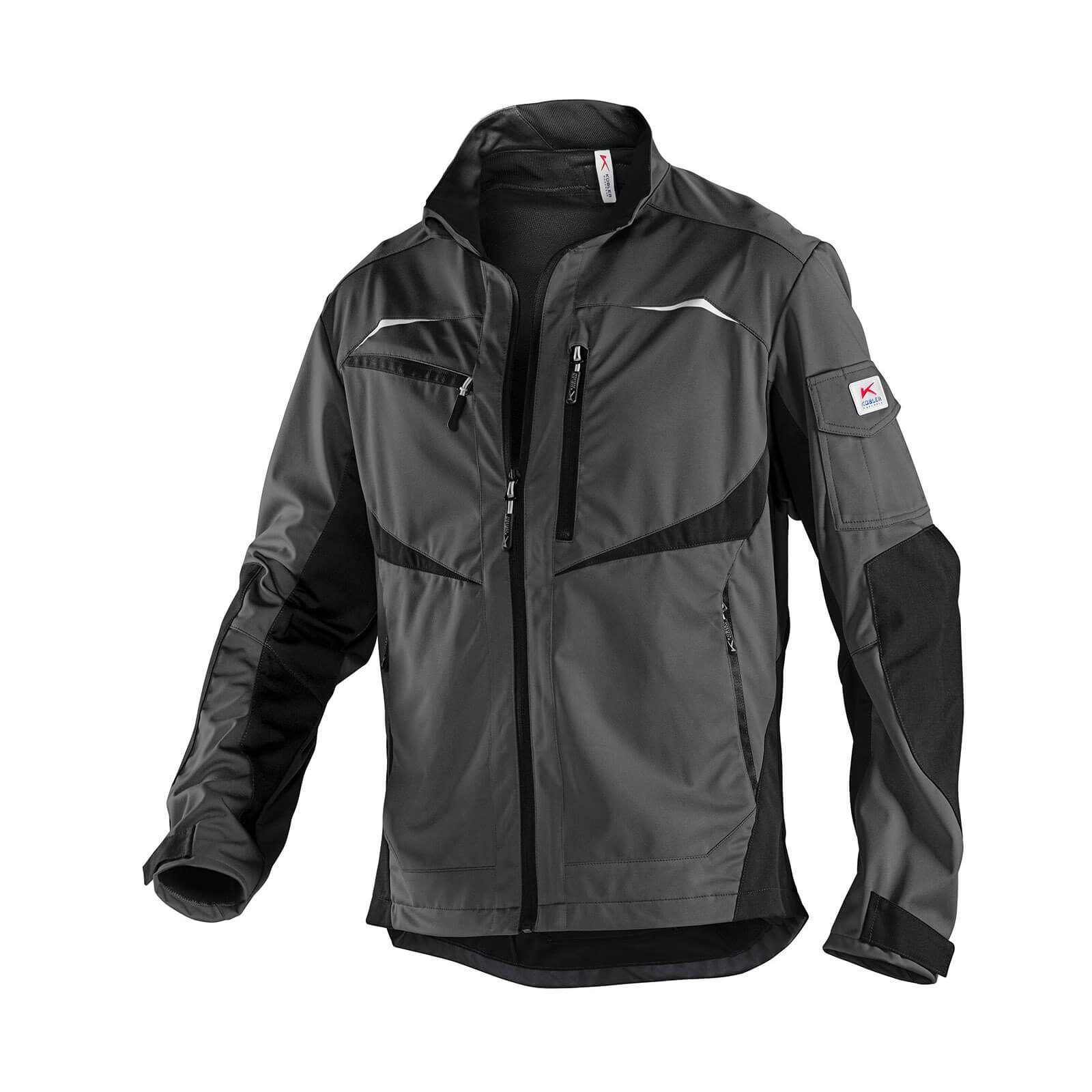 Softshelljacke Kübler Practiq Ultrashell Jacke anthrazit/schwarz
