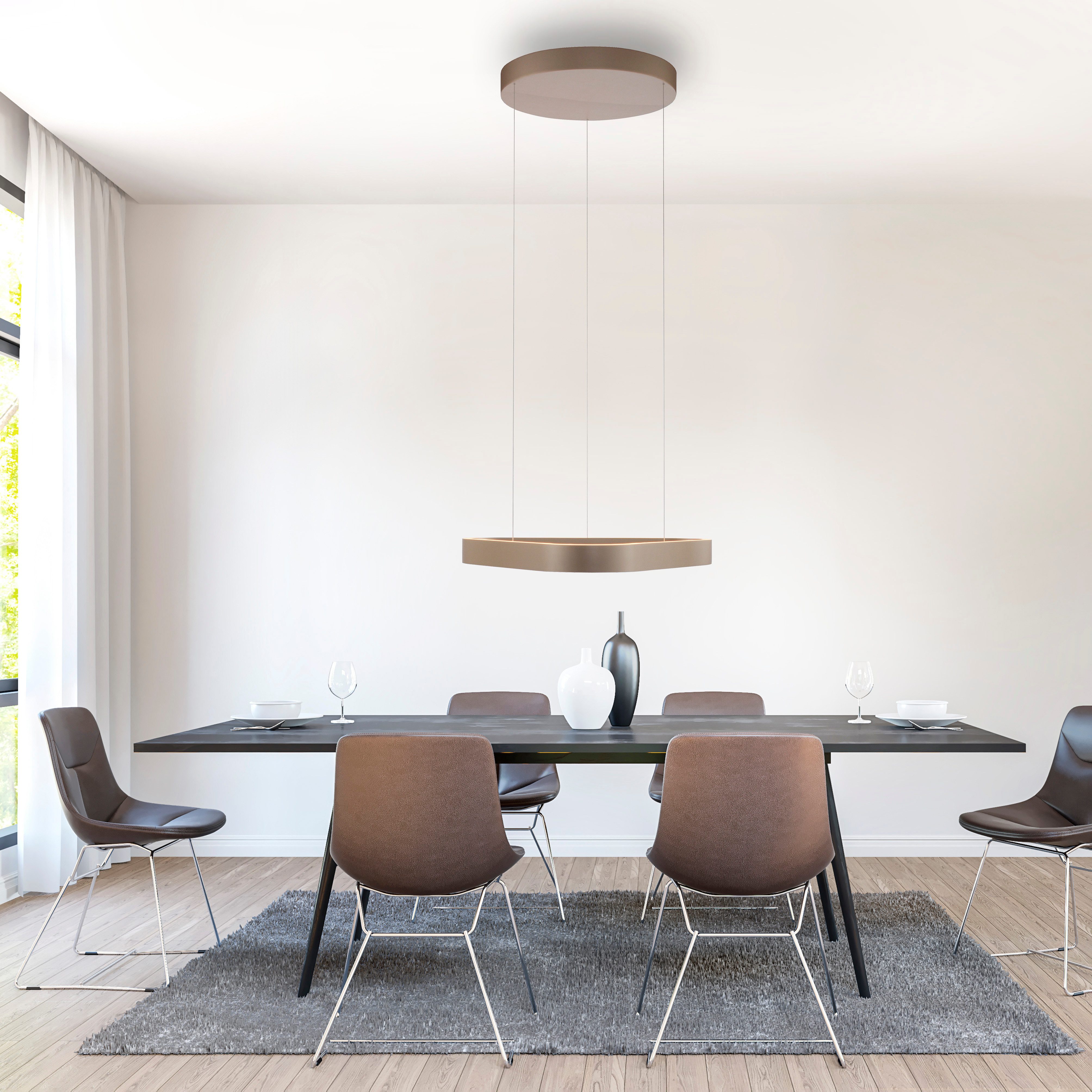 Neuhaus Q DESIGN CONTROL LIGHTS LED Pendelleuchte Q-STRETTO, Smart Home, LED fest integriert, warmweiß - kaltweiß