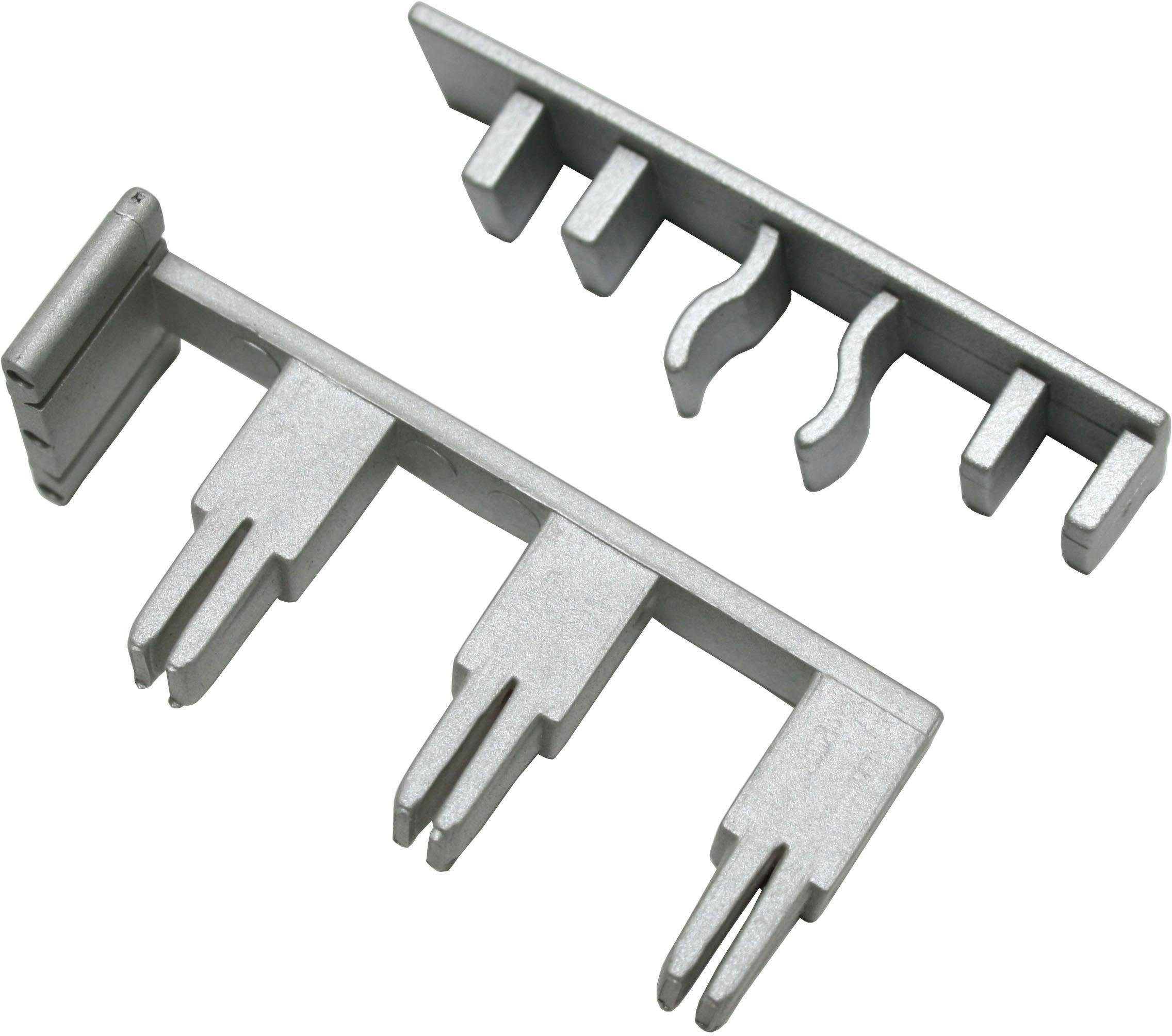 GARDINIA Gardinenstangen-Endstück mit Ausklinkung 3-läufig, (1-St), günstig online kaufen