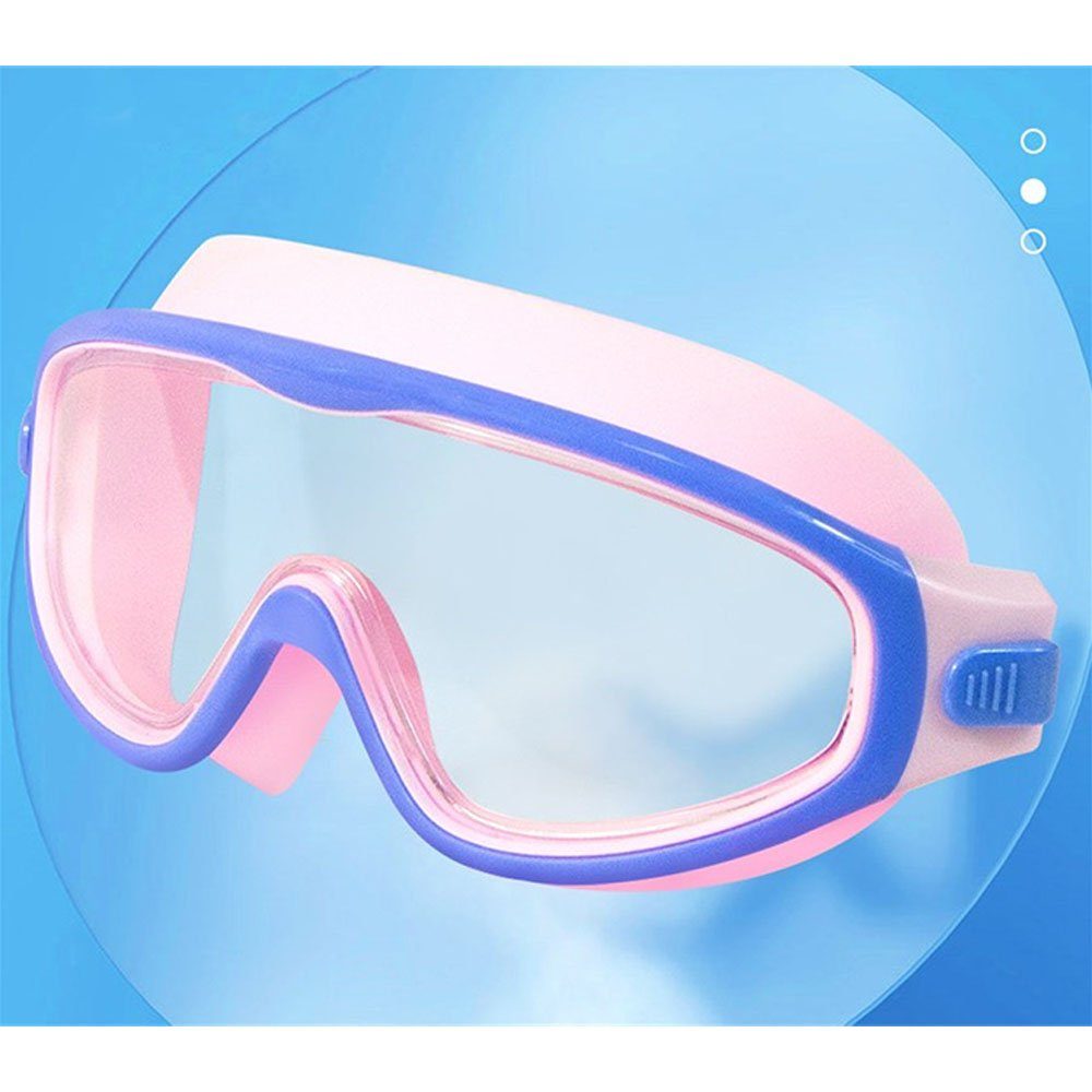 Dsen Schwimmbrille Schwimmbrille, mit Ohrstöpseln Rosa Kindertaucherbrille wasserdichten