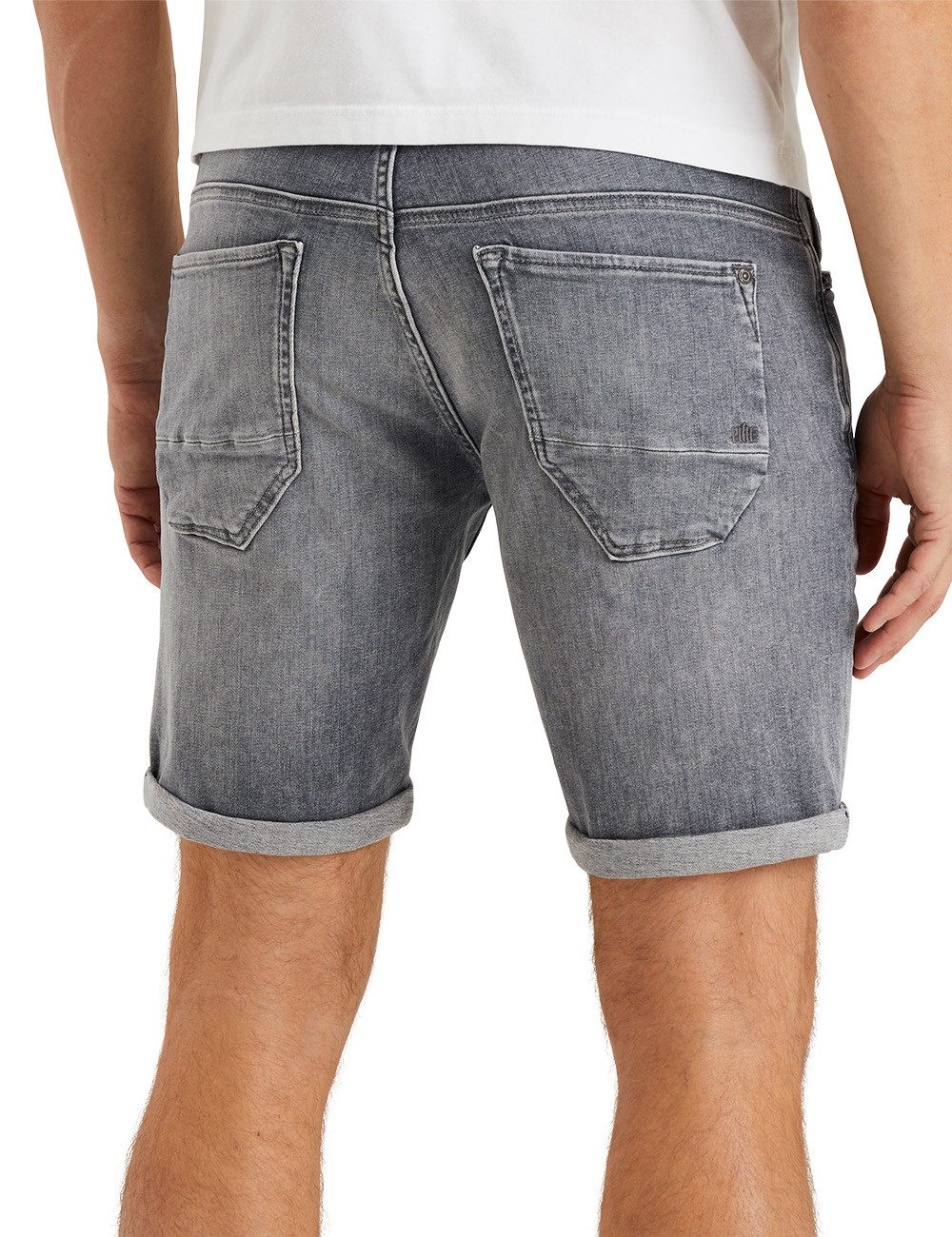 PME Legend Herren Jeans Short NIGHTFLIGHT - Regular Fit - Blau - Grau günstig online kaufen