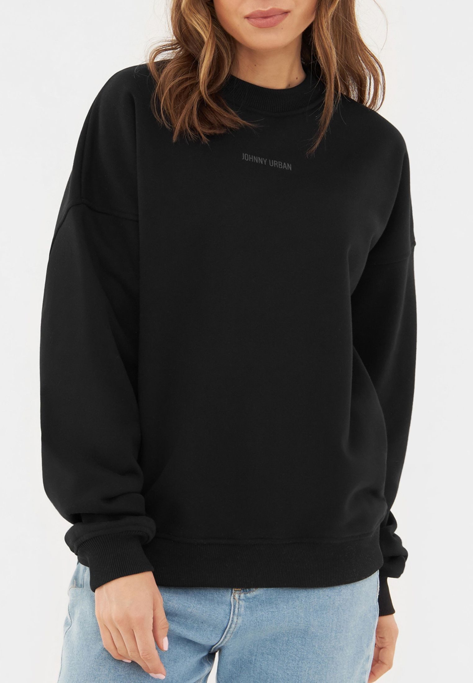 Johnny Urban Sweatshirt Carter Oversize Crew Neck Pullover (1-tlg) Rundhalspullover ohne Kapuze, weich und knitterfrei